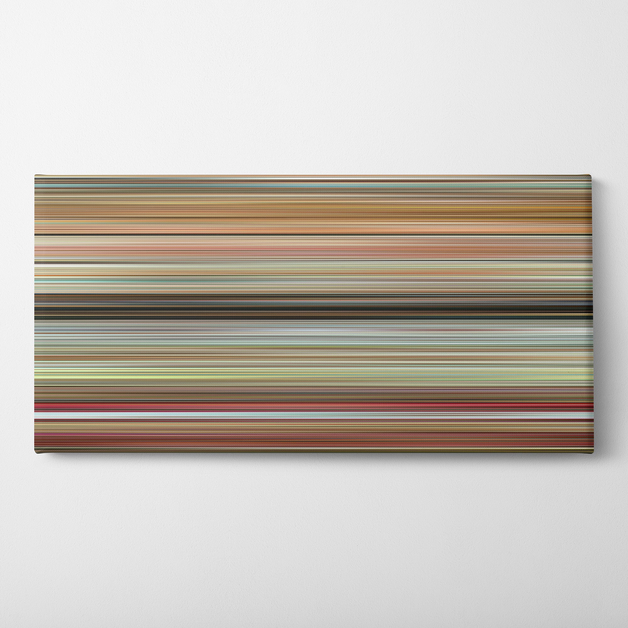 Little Miss Sunshine (2006) CineSpectrum Color Spectrum Canvas Print - Horizontal on Wall