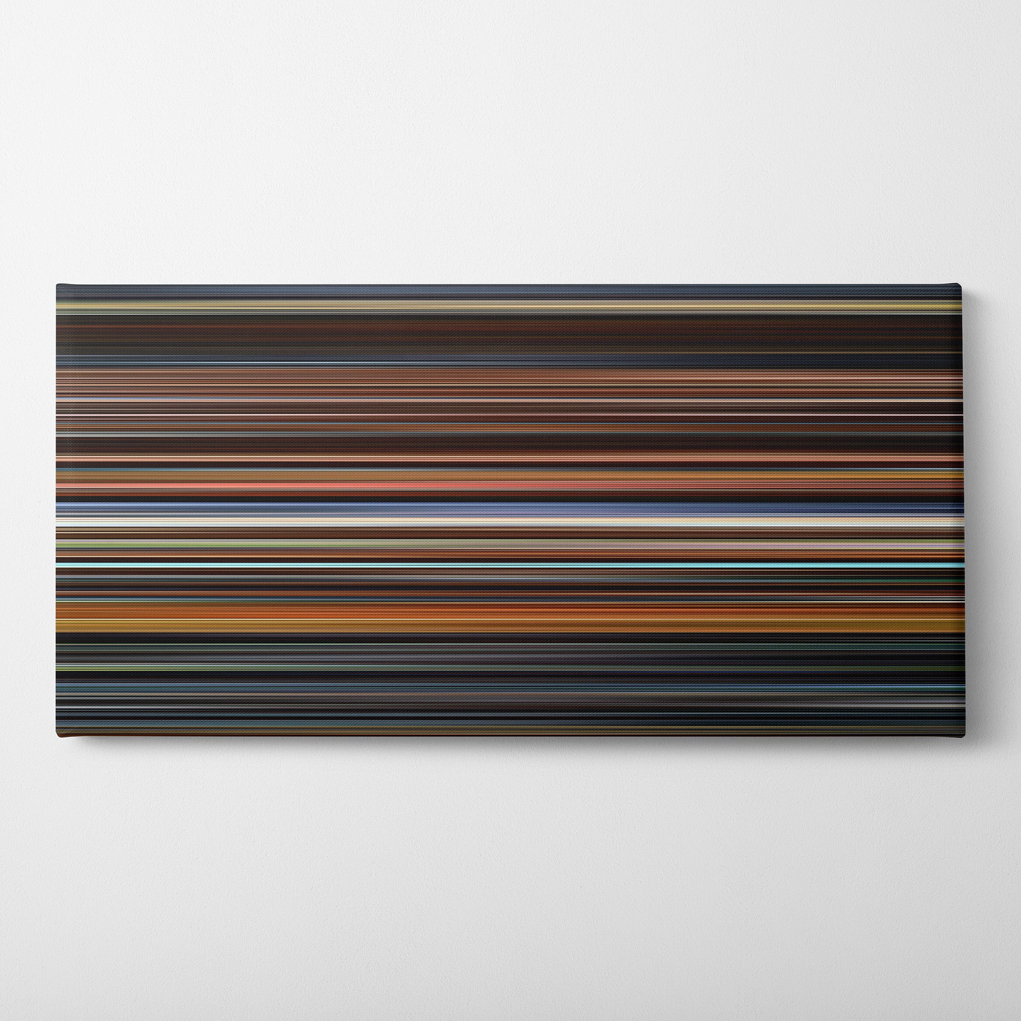Little Women (2019) CineSpectrum Color Spectrum Canvas Print - Horizontal on Wall