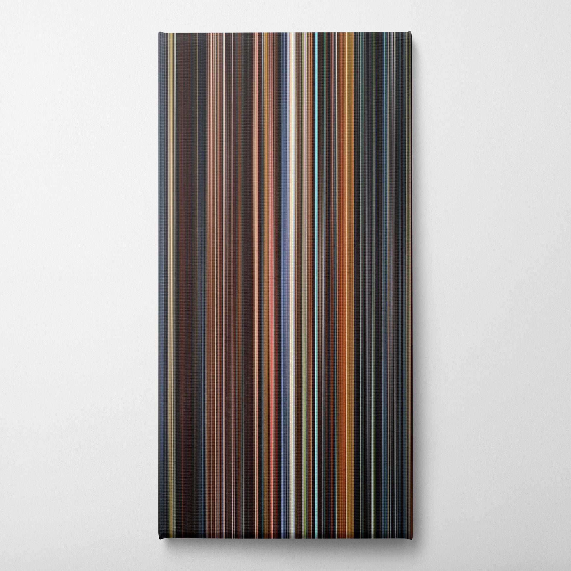 Little Women (2019) CineSpectrum Color Spectrum Canvas Print - Vertical on Wall