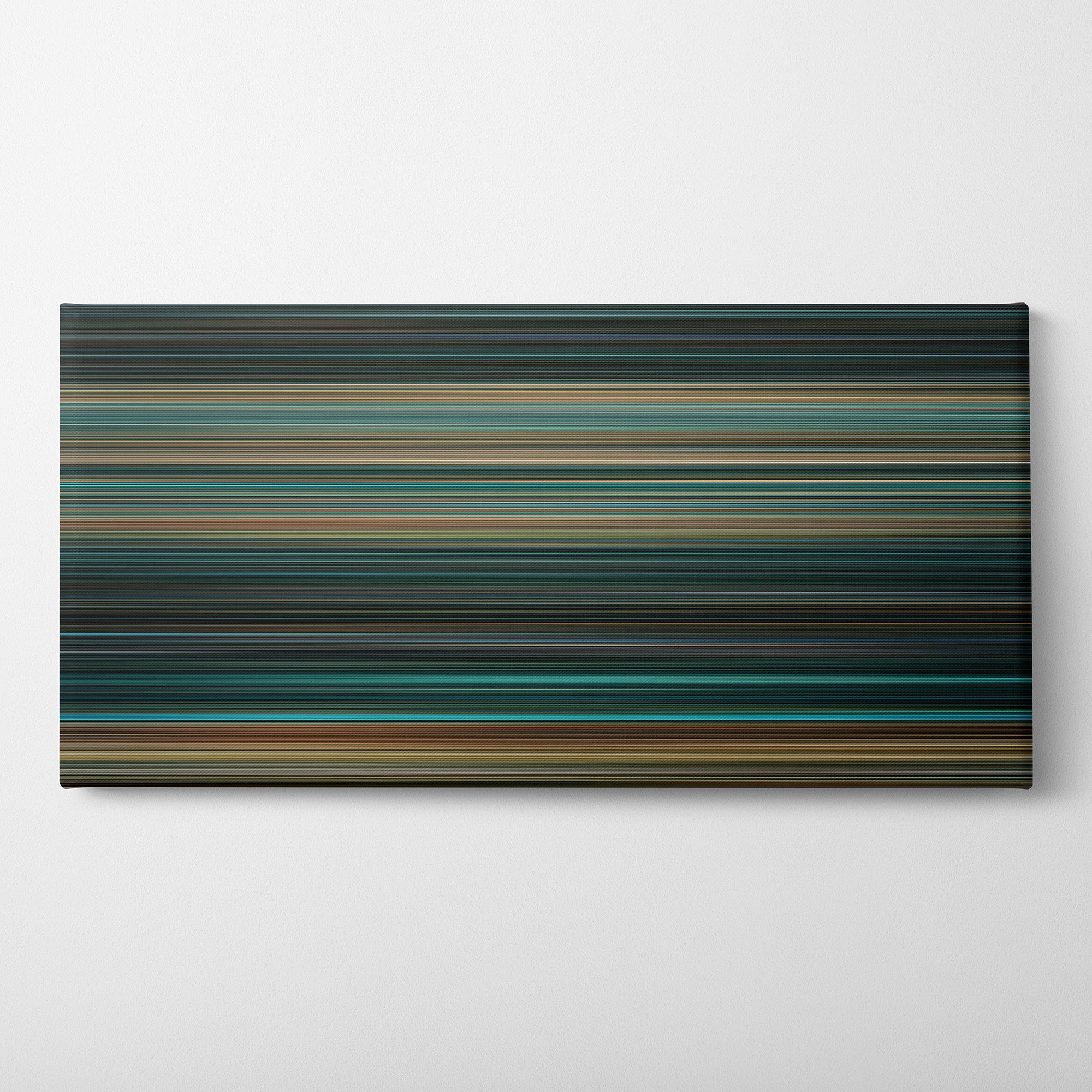Live Free or Die Hard (2007) CineSpectrum Color Spectrum Canvas Print - Horizontal on Wall