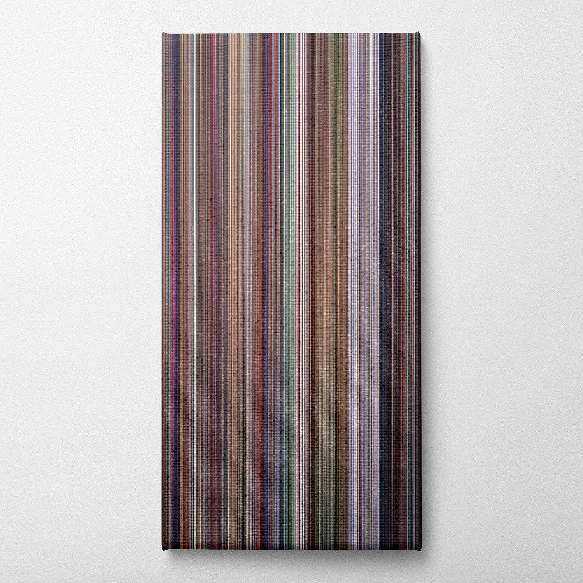 Live and Let Die (1973) CineSpectrum Color Spectrum Canvas Print - Vertical on Wall