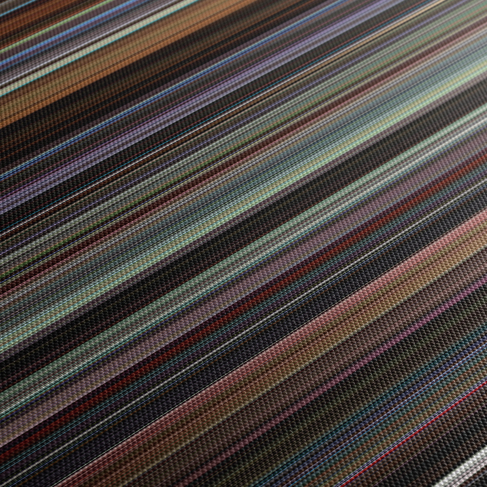 Lost Highway (1997) CineSpectrum Color Spectrum Canvas Print - Close Up of Middle of Print