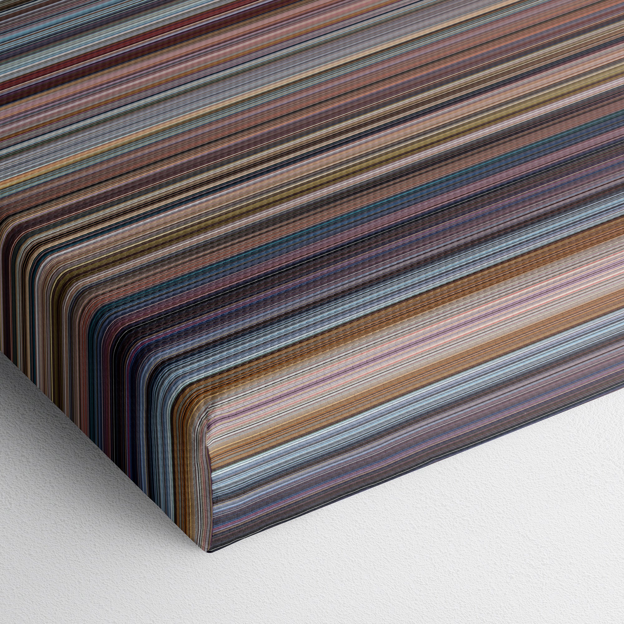 Love Actually (2003) CineSpectrum Color Spectrum Canvas Print - Close Up of Bottom of Print