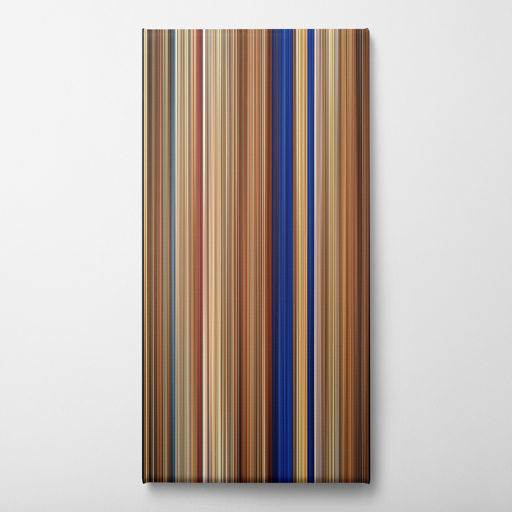Mad Max - Fury Road (2015) CineSpectrum Color Spectrum Canvas Print - Vertical on Wall