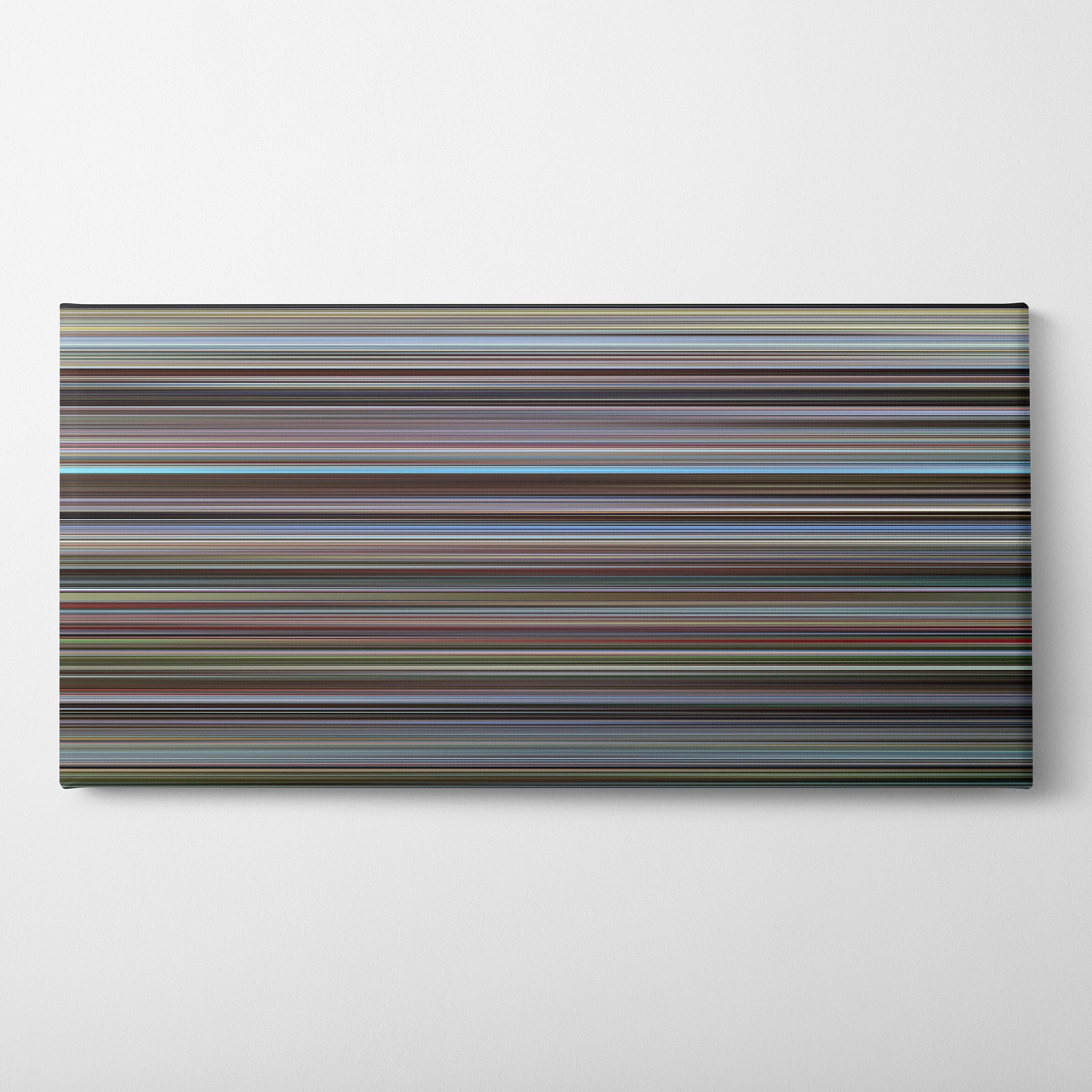 Mad Max (1979) CineSpectrum Color Spectrum Canvas Print - Horizontal on Wall