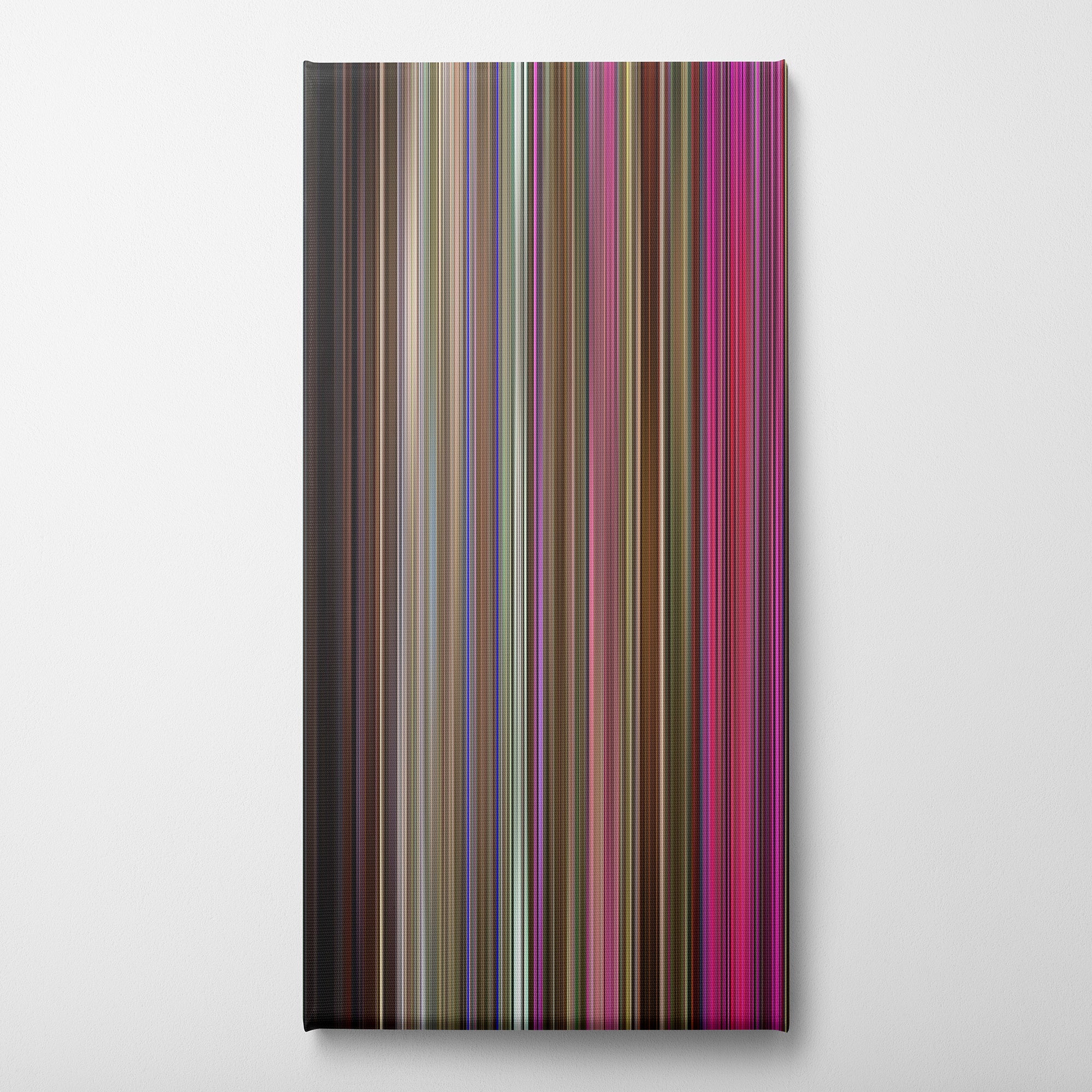 Mallrats (1995) CineSpectrum Color Spectrum Canvas Print - Vertical on Wall
