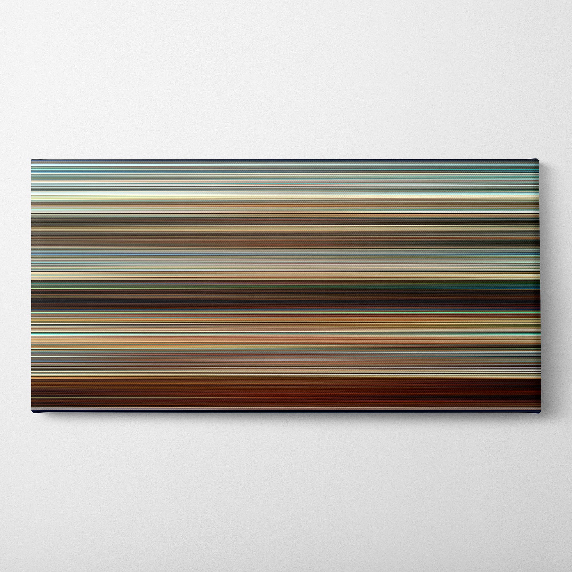 Mamma Mia! (2008) CineSpectrum Color Spectrum Canvas Print - Horizontal on Wall