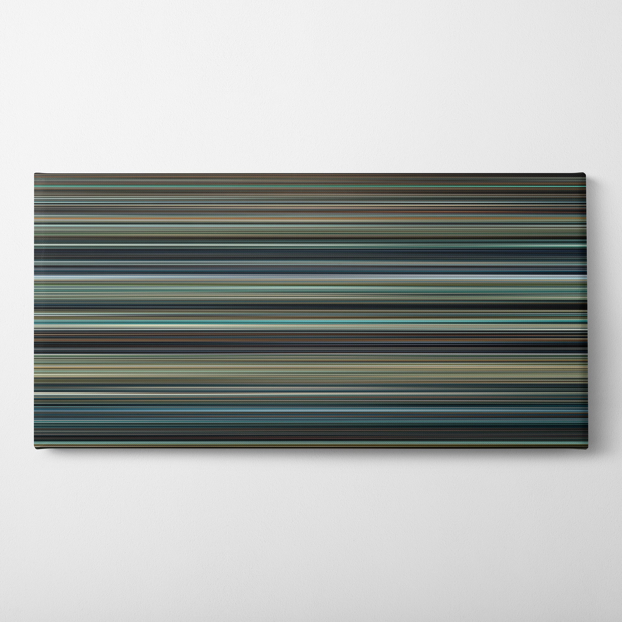 Man of Steel (2013) CineSpectrum Color Spectrum Canvas Print - Horizontal on Wall