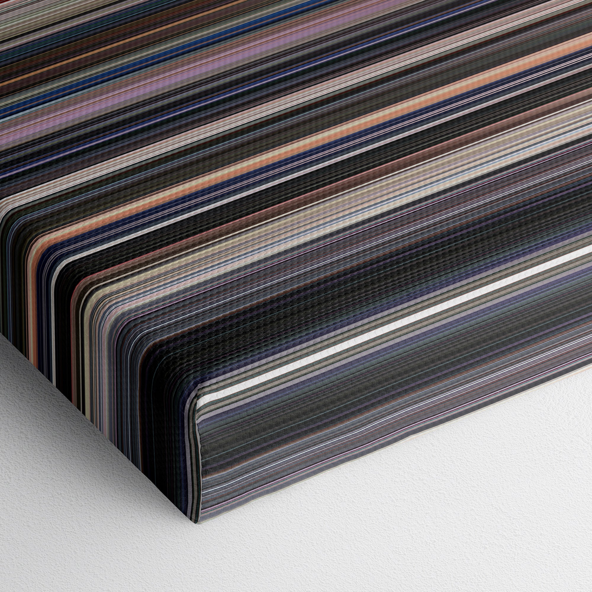 Manhunter (1986) CineSpectrum Color Spectrum Canvas Print - Close Up of Bottom of Print