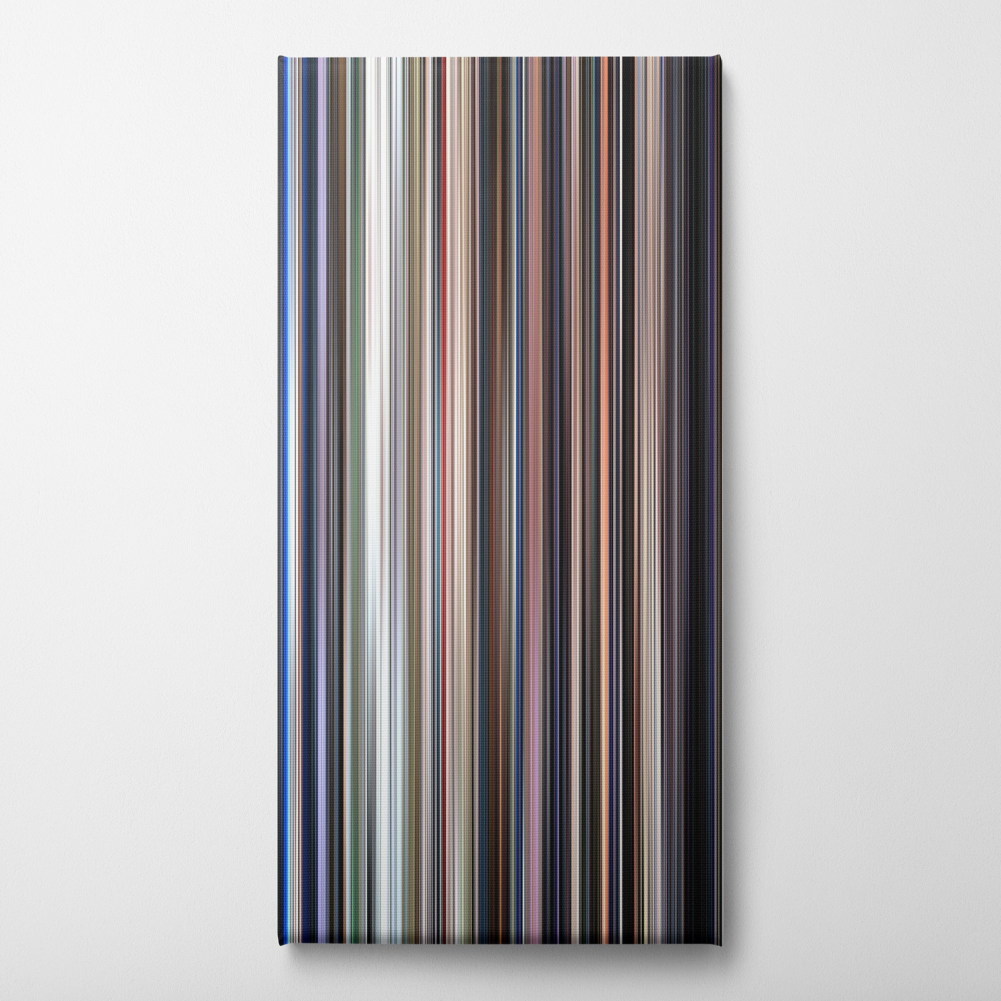 Manhunter (1986) CineSpectrum Color Spectrum Canvas Print - Vertical on Wall