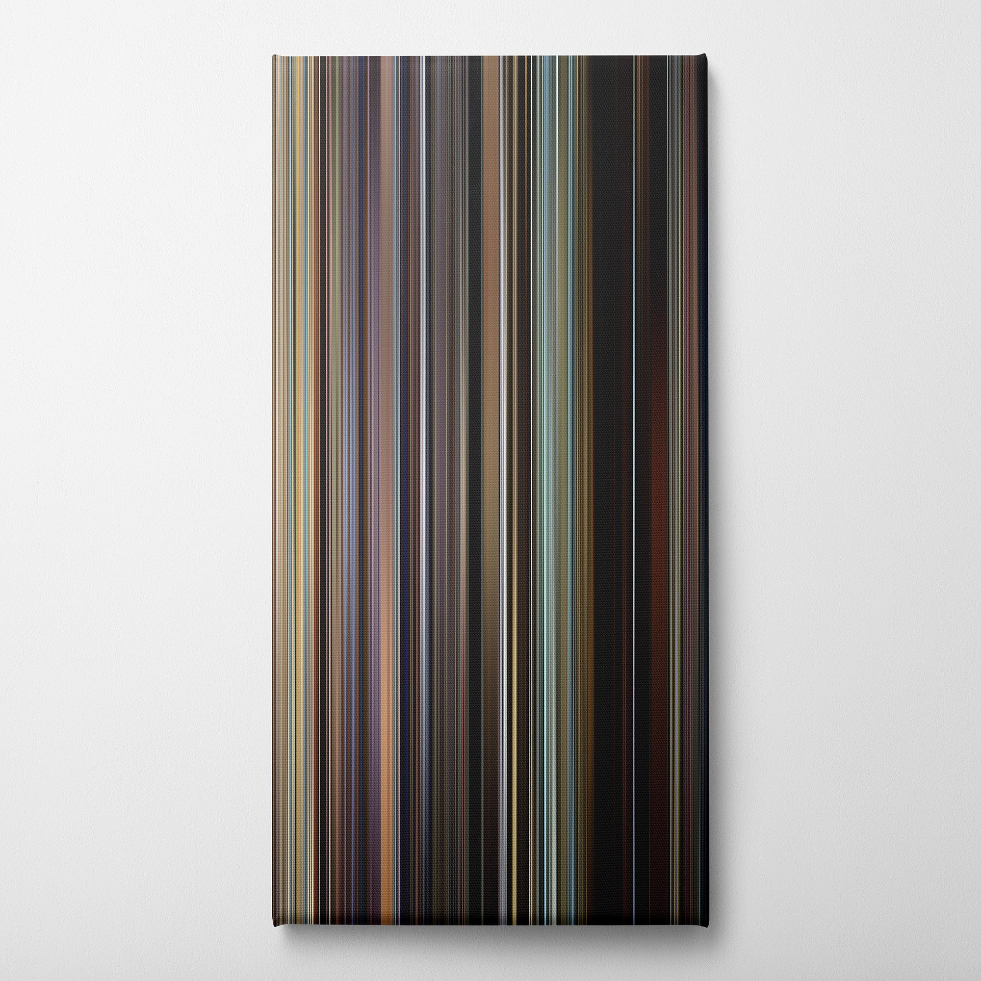 May December (2023) CineSpectrum Color Spectrum Canvas Print - Vertical on Wall