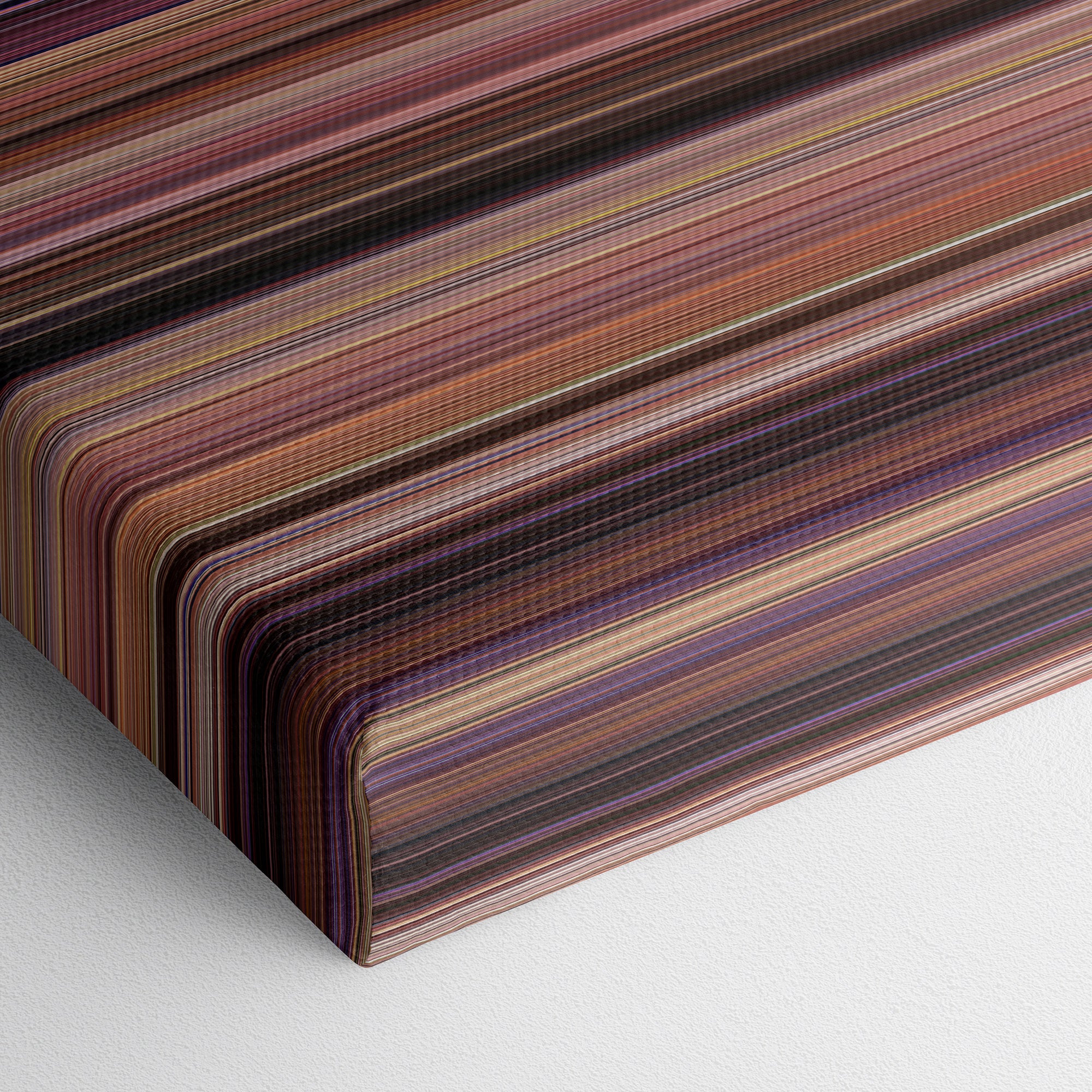 Mean Girls (2004) CineSpectrum Color Spectrum Canvas Print - Close Up of Bottom of Print