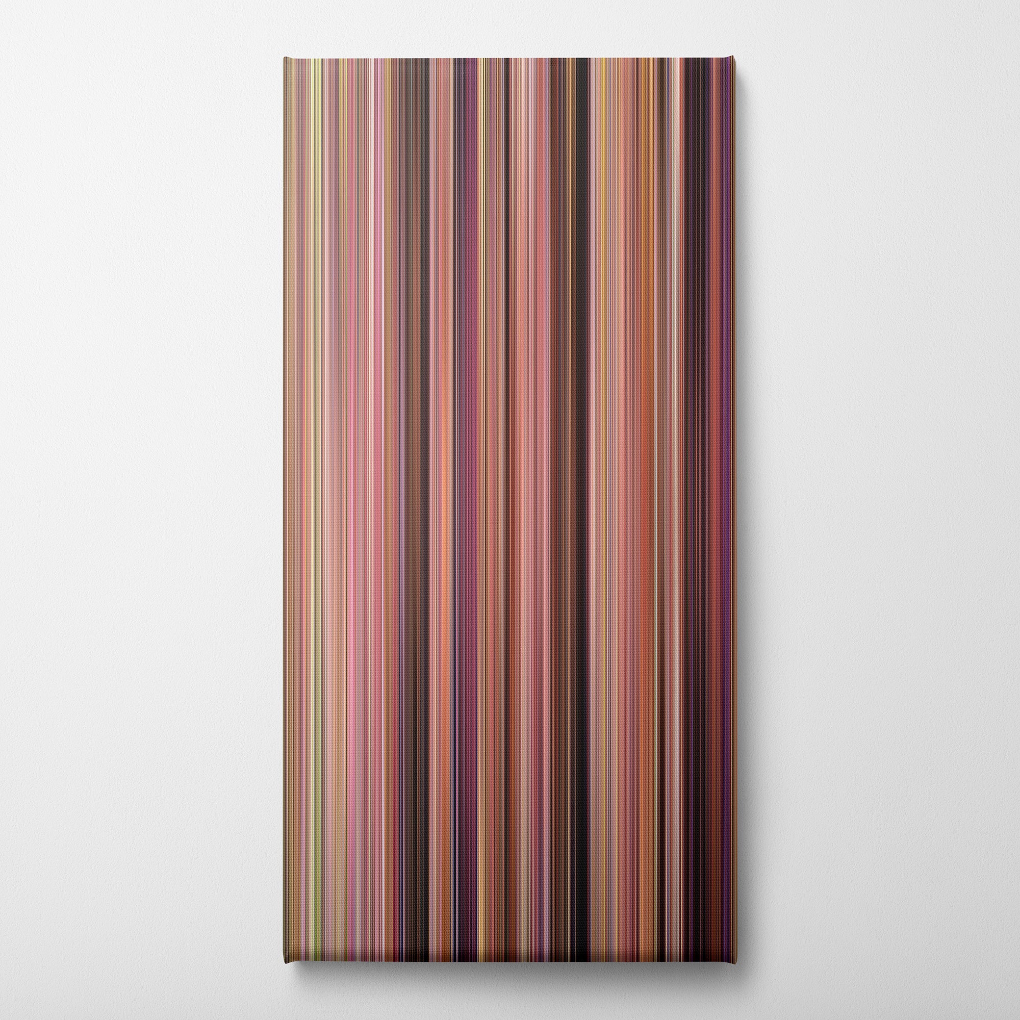 Mean Girls (2004) CineSpectrum Color Spectrum Canvas Print - Vertical on Wall
