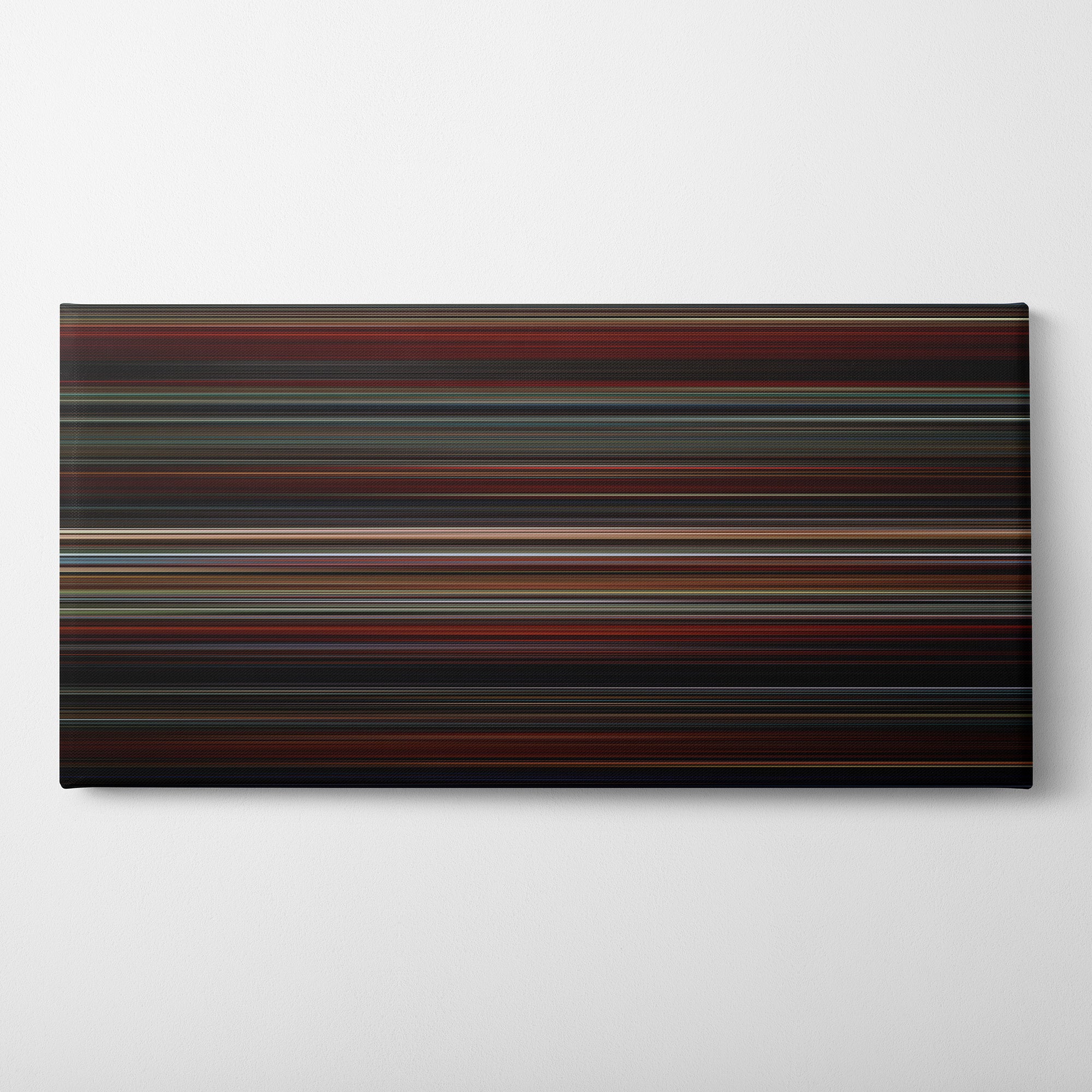 Mean Streets (1973) CineSpectrum Color Spectrum Canvas Print - Horizontal on Wall