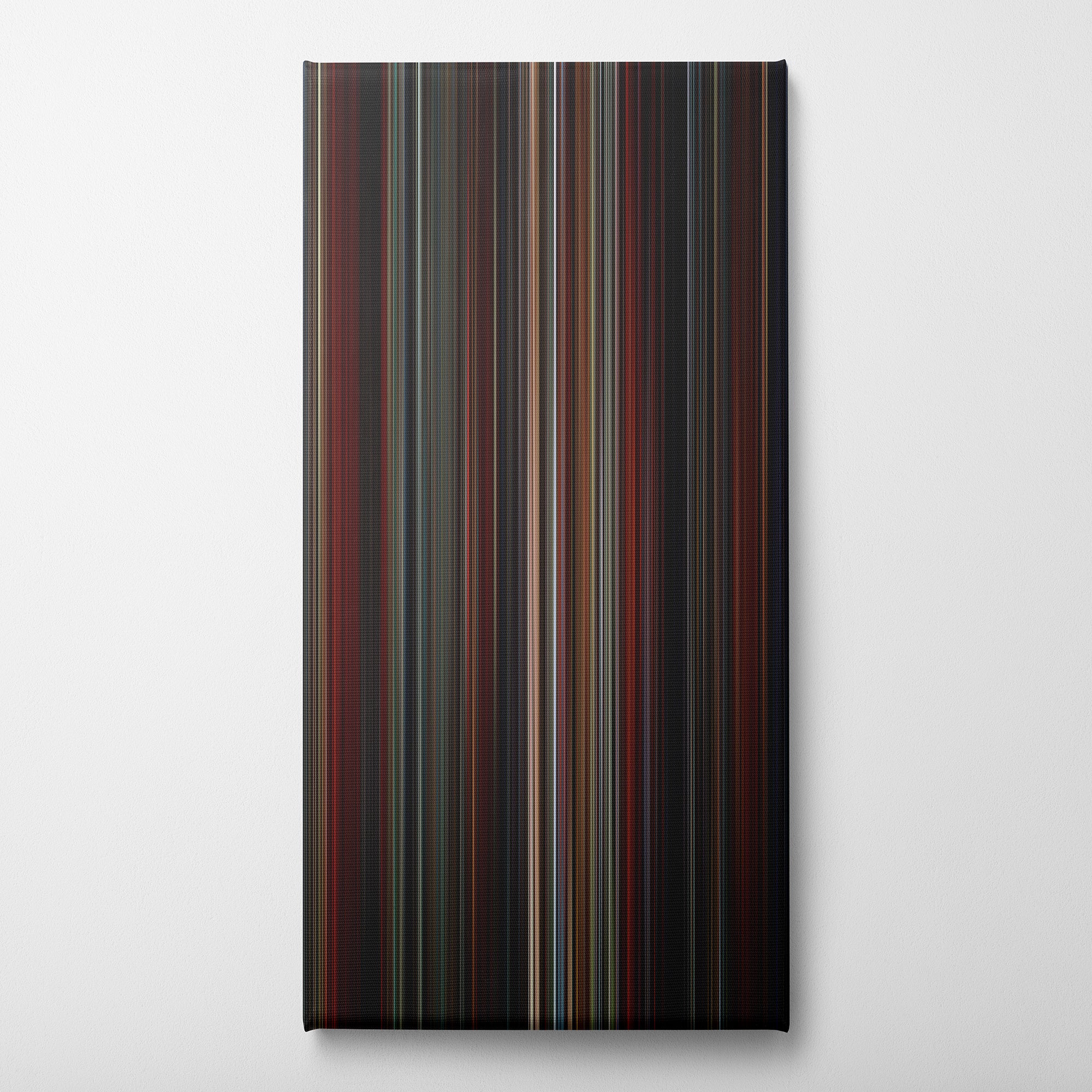 Mean Streets (1973) CineSpectrum Color Spectrum Canvas Print - Vertical on Wall
