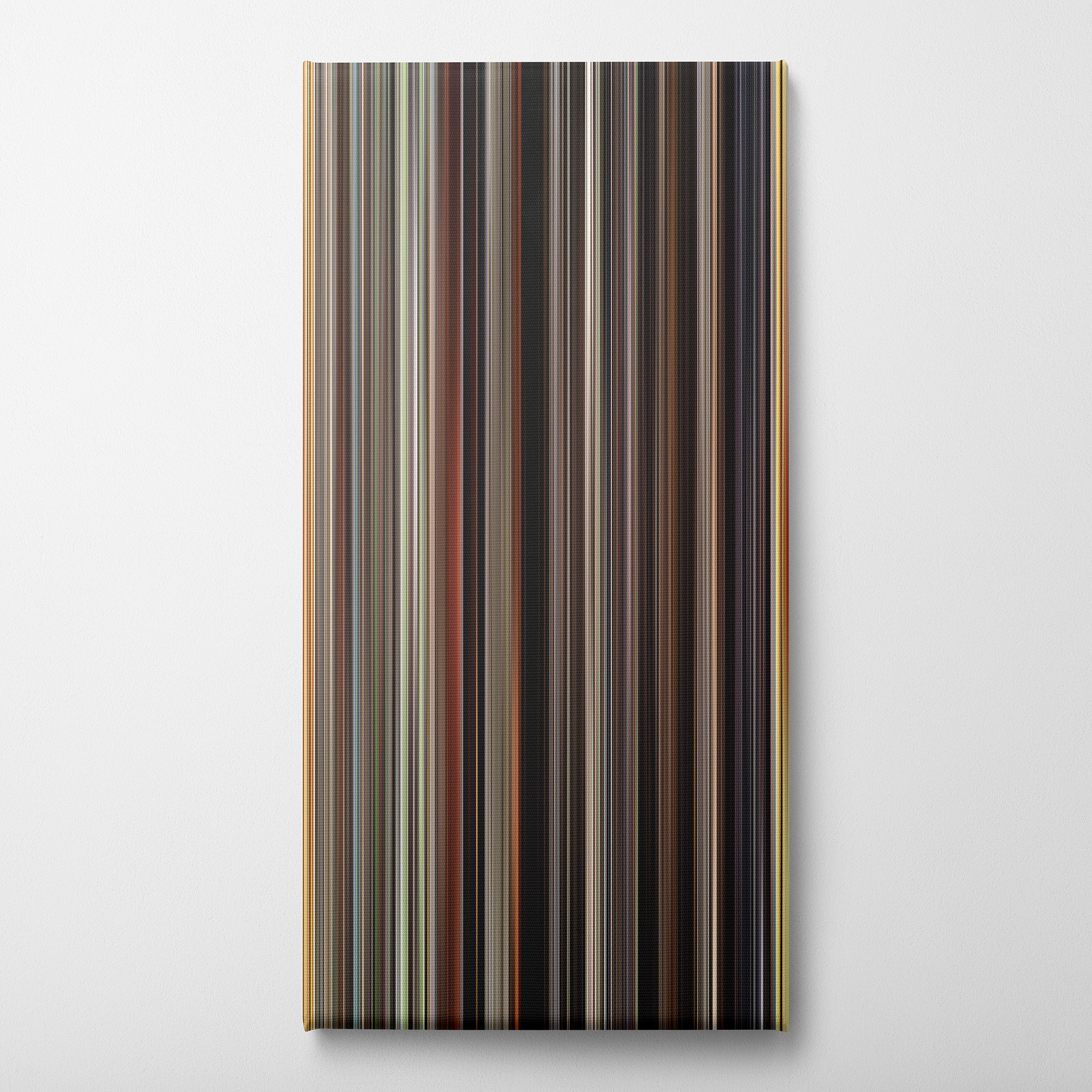Memories Of Murder (2003) CineSpectrum Color Spectrum Canvas Print - Vertical on Wall