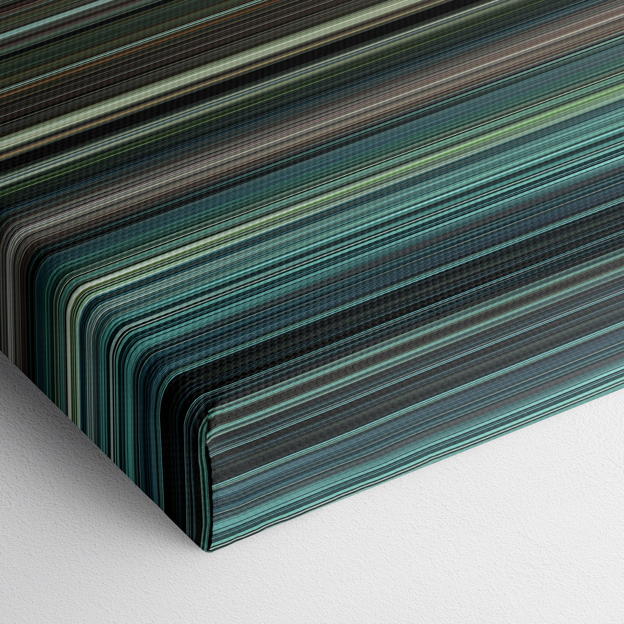 Million Dollar Baby (2004) CineSpectrum Color Spectrum Canvas Print - Close Up of Bottom of Print