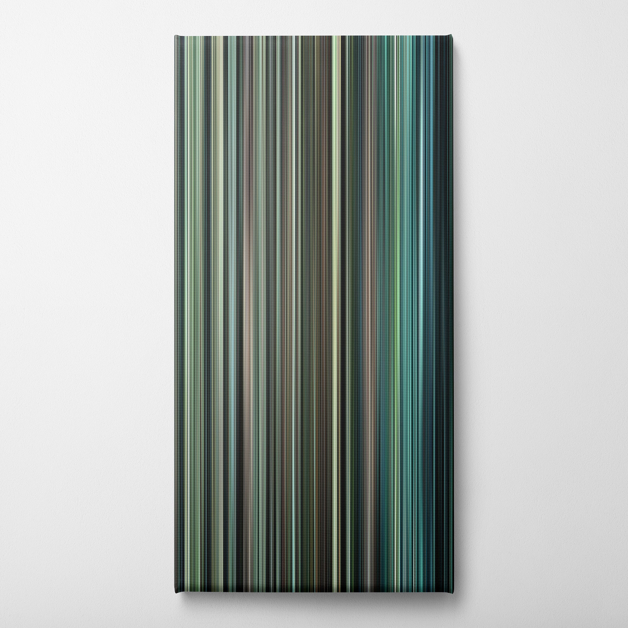 Million Dollar Baby (2004) CineSpectrum Color Spectrum Canvas Print - Vertical on Wall