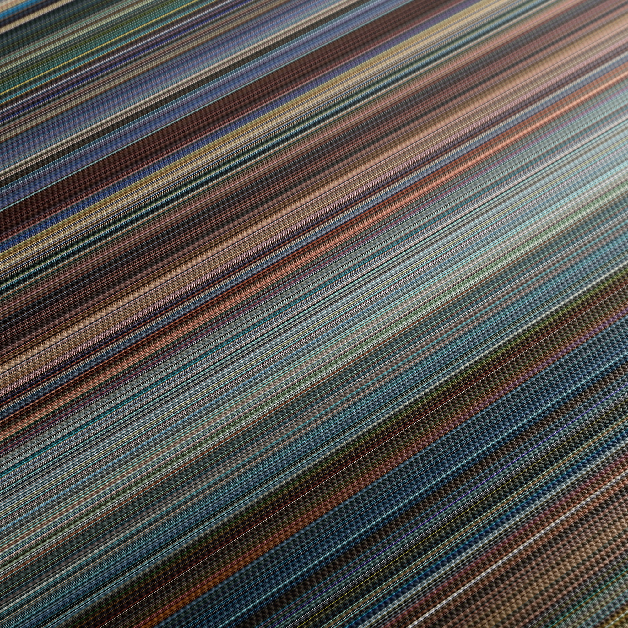 Mission Impossible III (2006) CineSpectrum Color Spectrum Canvas Print - Close Up of Middle of Print