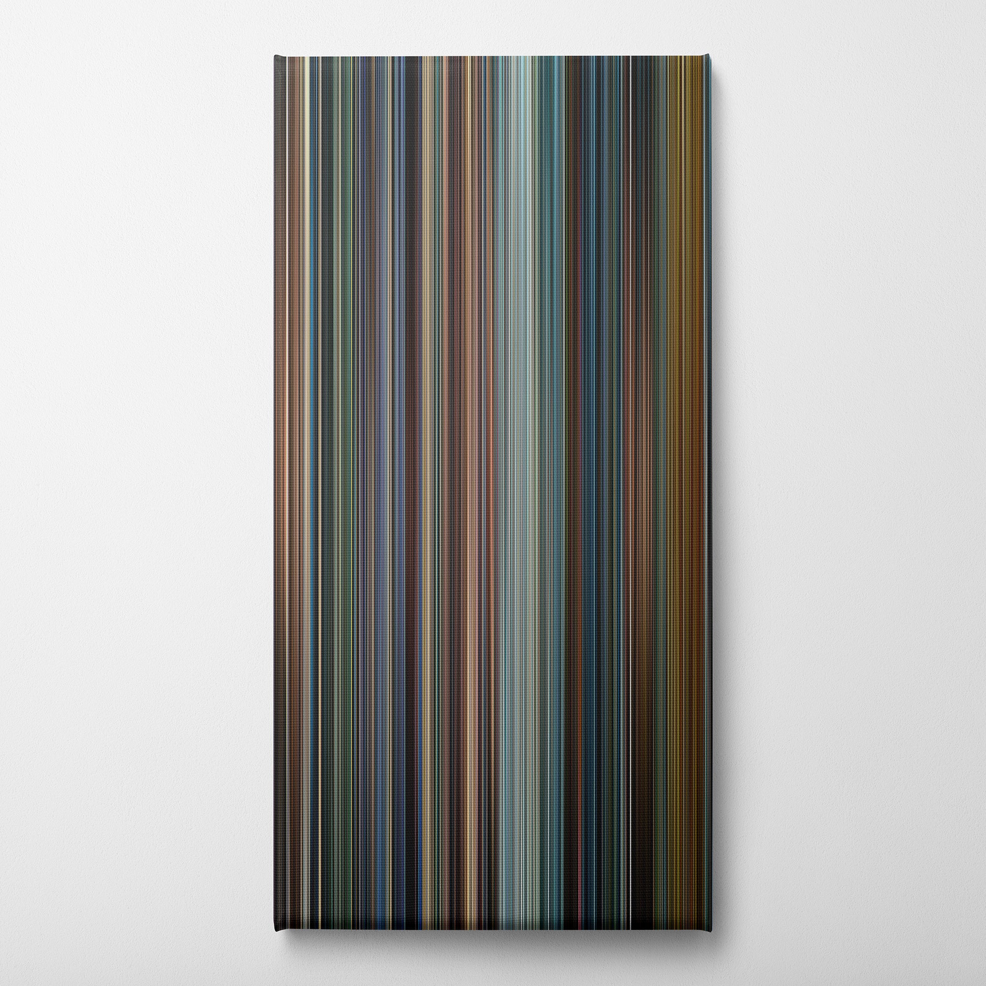 Mission Impossible III (2006) CineSpectrum Color Spectrum Canvas Print - Vertical on Wall
