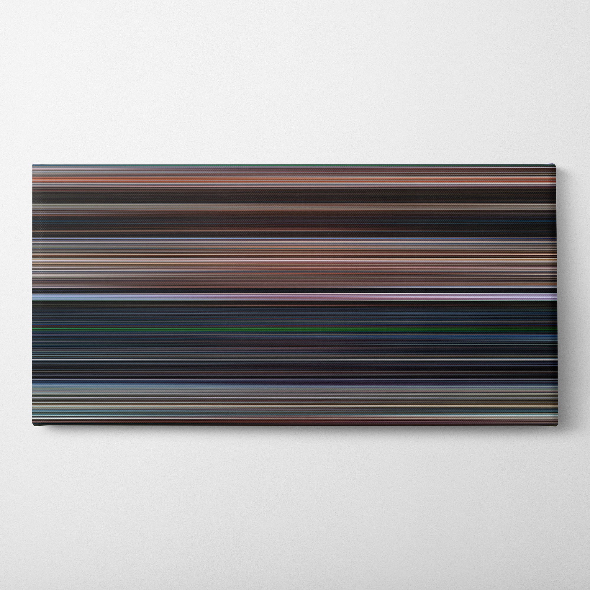 Mission Impossible II (2000) CineSpectrum Color Spectrum Canvas Print - Horizontal on Wall