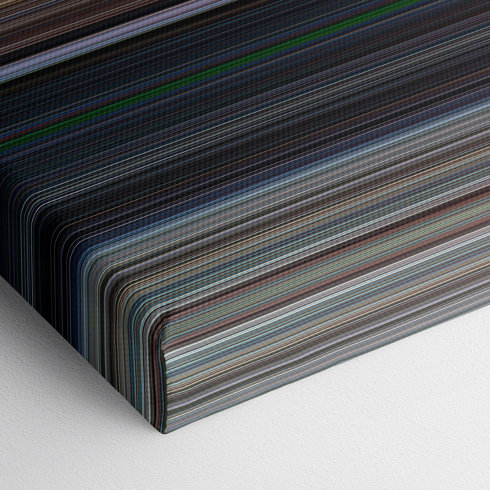 Mission Impossible II (2000) CineSpectrum Color Spectrum Canvas Print - Close Up of Bottom of Print