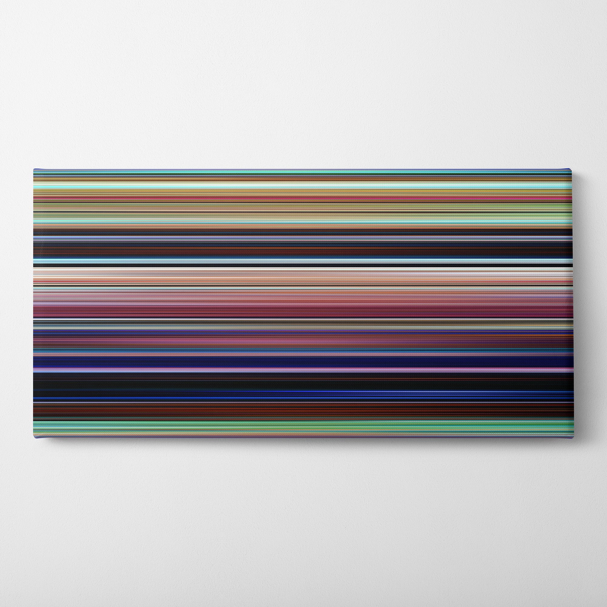 Moana (2016) CineSpectrum Color Spectrum Canvas Print - Horizontal on Wall