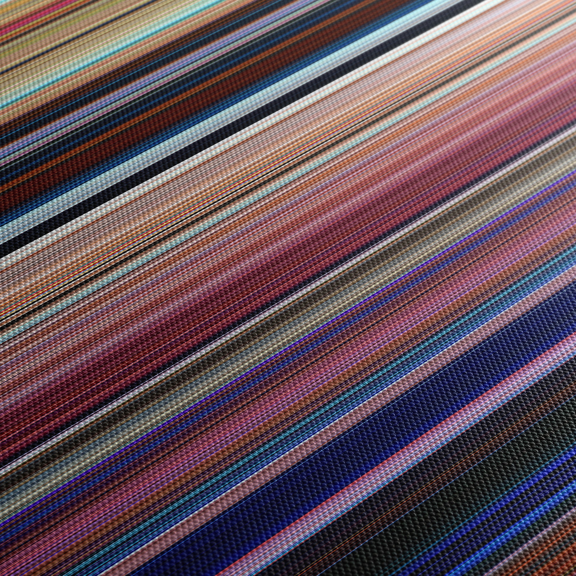 Moana (2016) CineSpectrum Color Spectrum Canvas Print - Close Up of Middle of Print