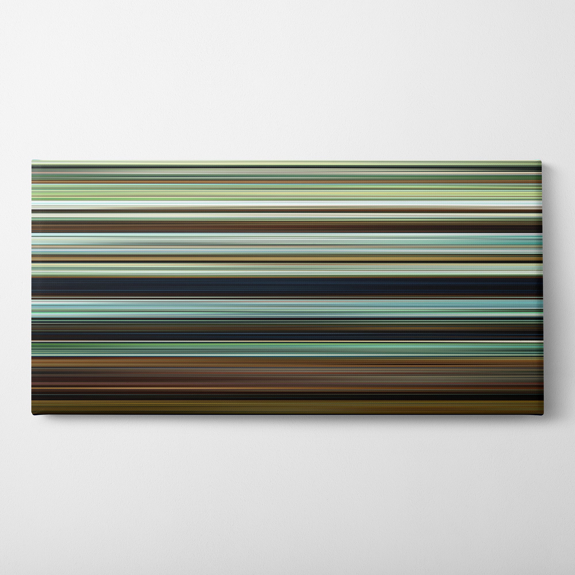 Moonlight (2016) CineSpectrum Color Spectrum Canvas Print - Horizontal on Wall