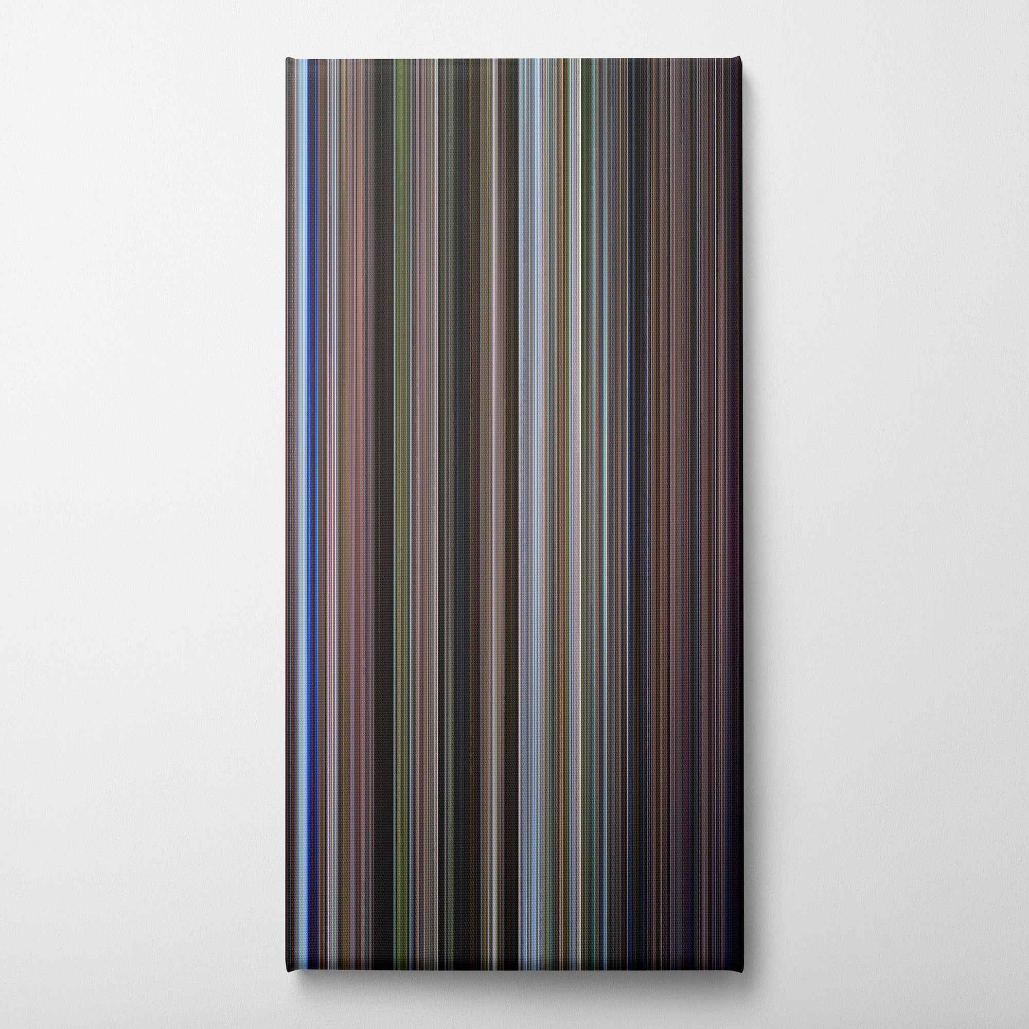 Moonraker (1979) CineSpectrum Color Spectrum Canvas Print - Vertical on Wall