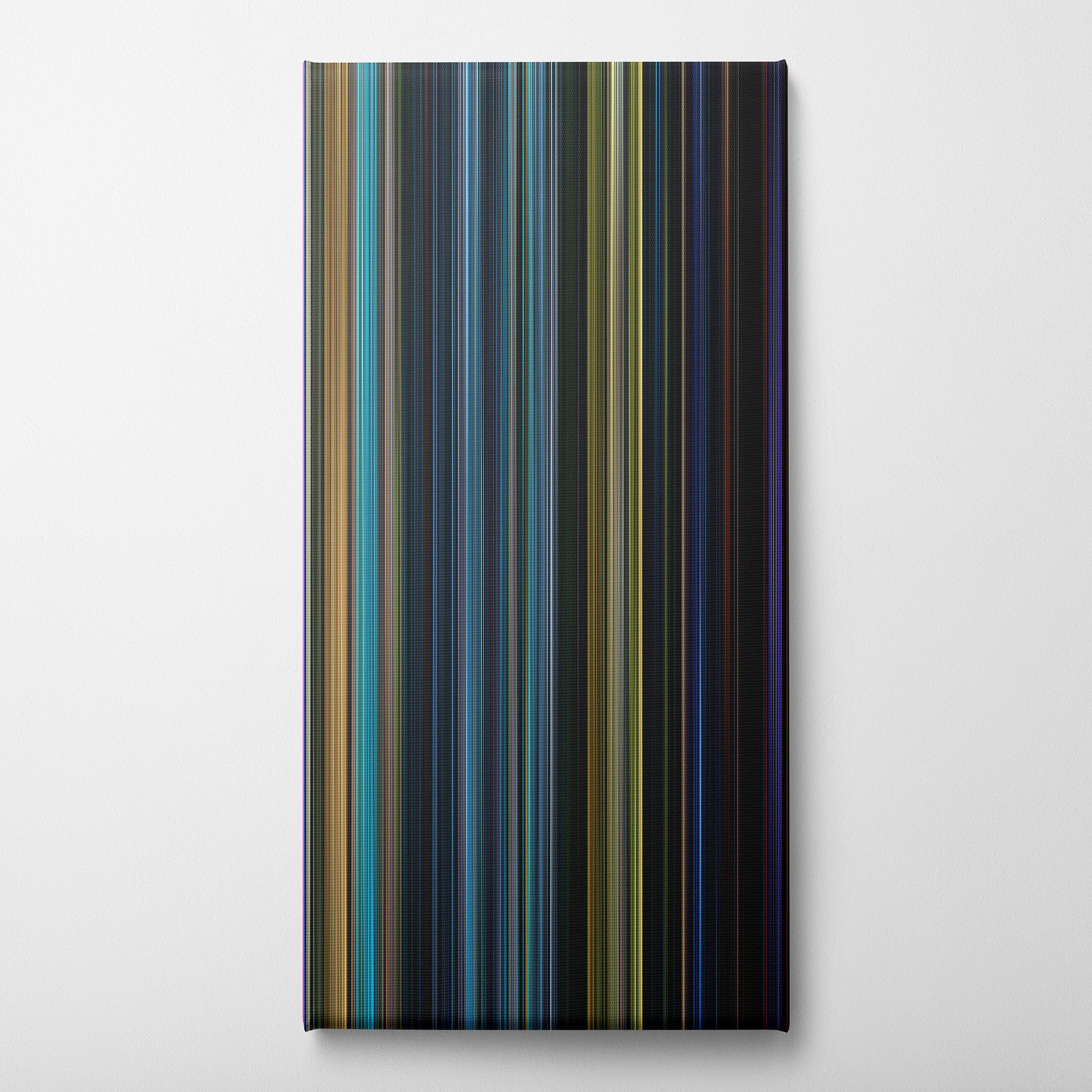 Morbius (2022) CineSpectrum Color Spectrum Canvas Print - Vertical on Wall