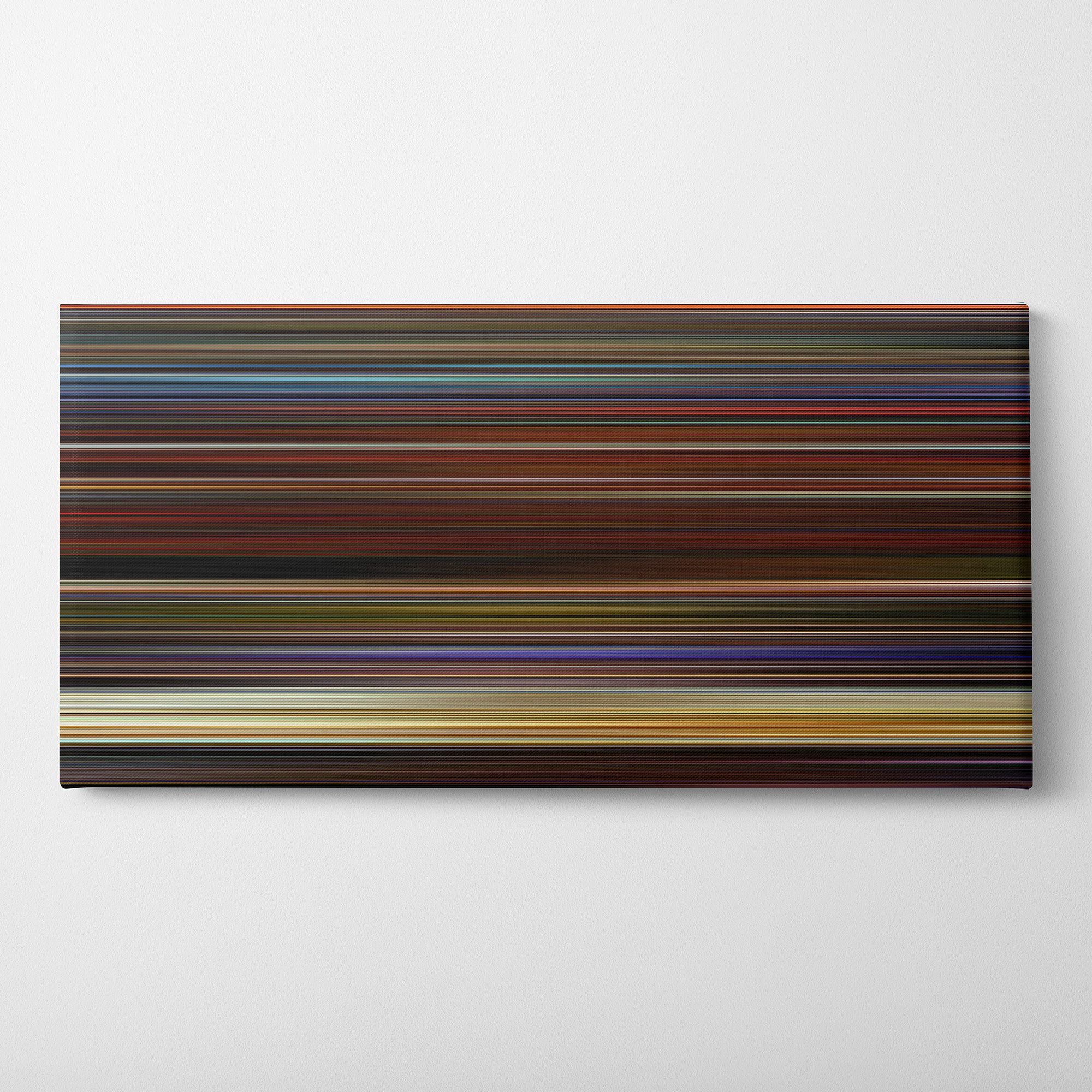 My Blueberry Nights (2007) CineSpectrum Color Spectrum Canvas Print - Horizontal on Wall