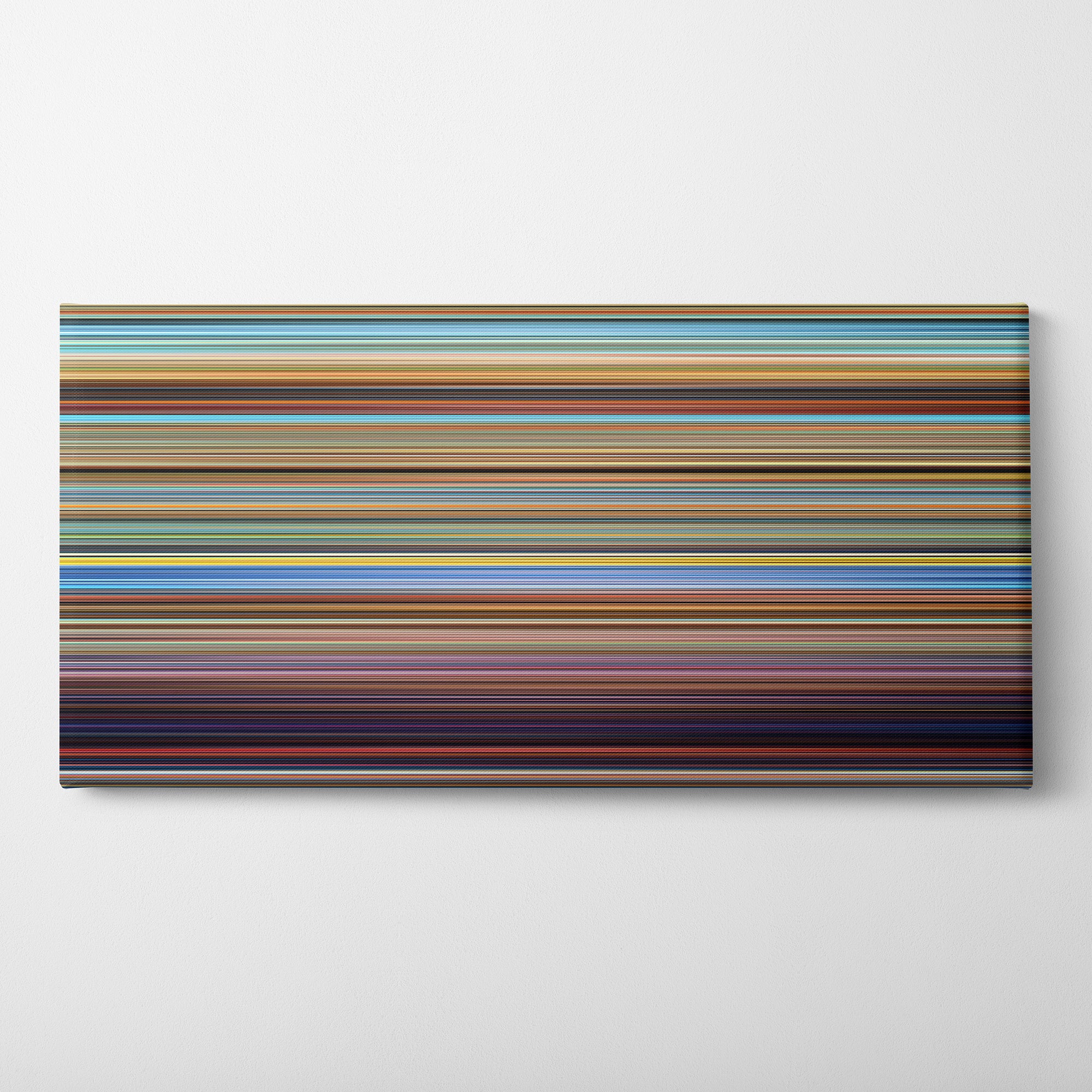 Nausicaä of the Valley of the Wind (1984) CineSpectrum Color Spectrum Canvas Print - Horizontal on Wall