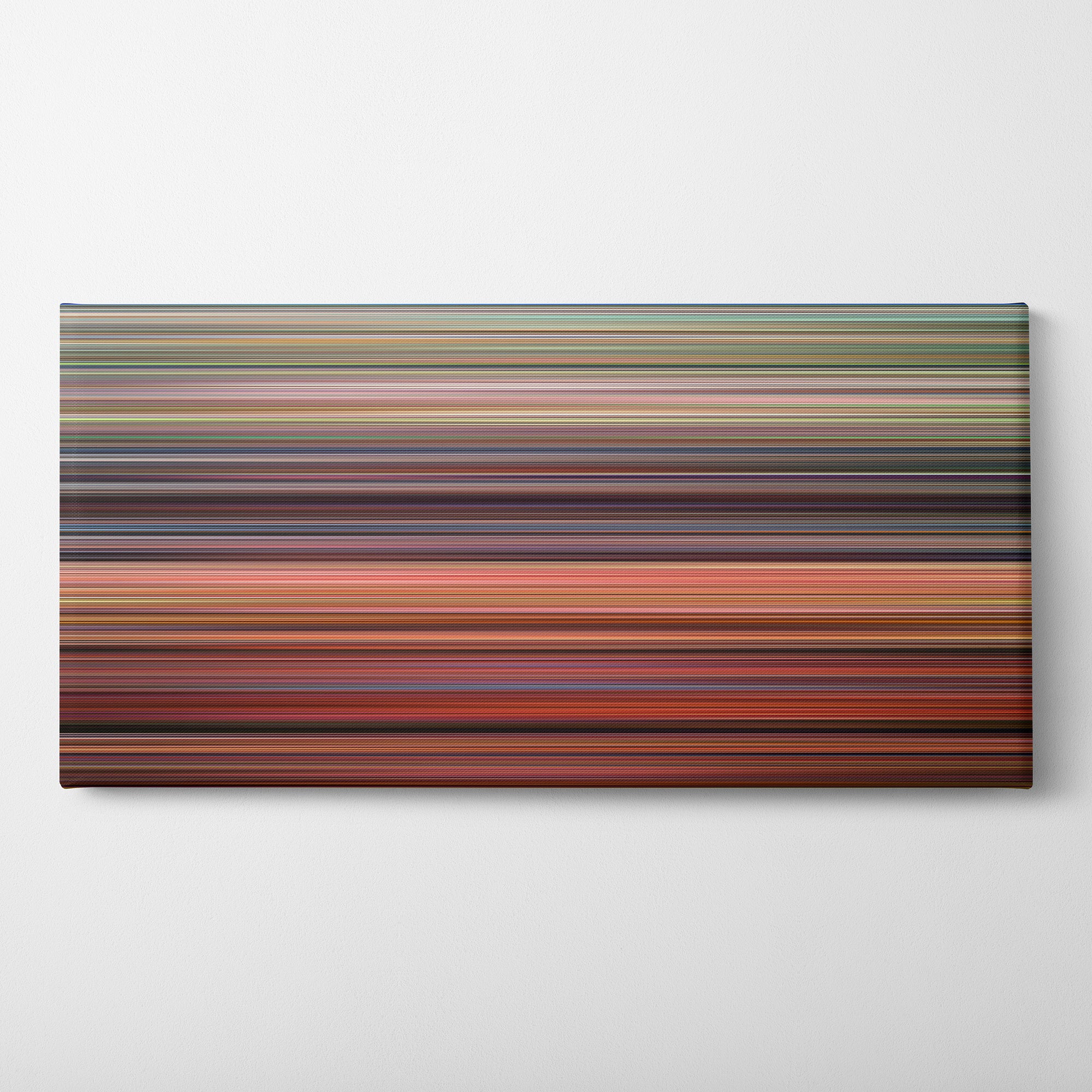 Never Been Kissed (1999) CineSpectrum Color Spectrum Canvas Print - Horizontal on Wall