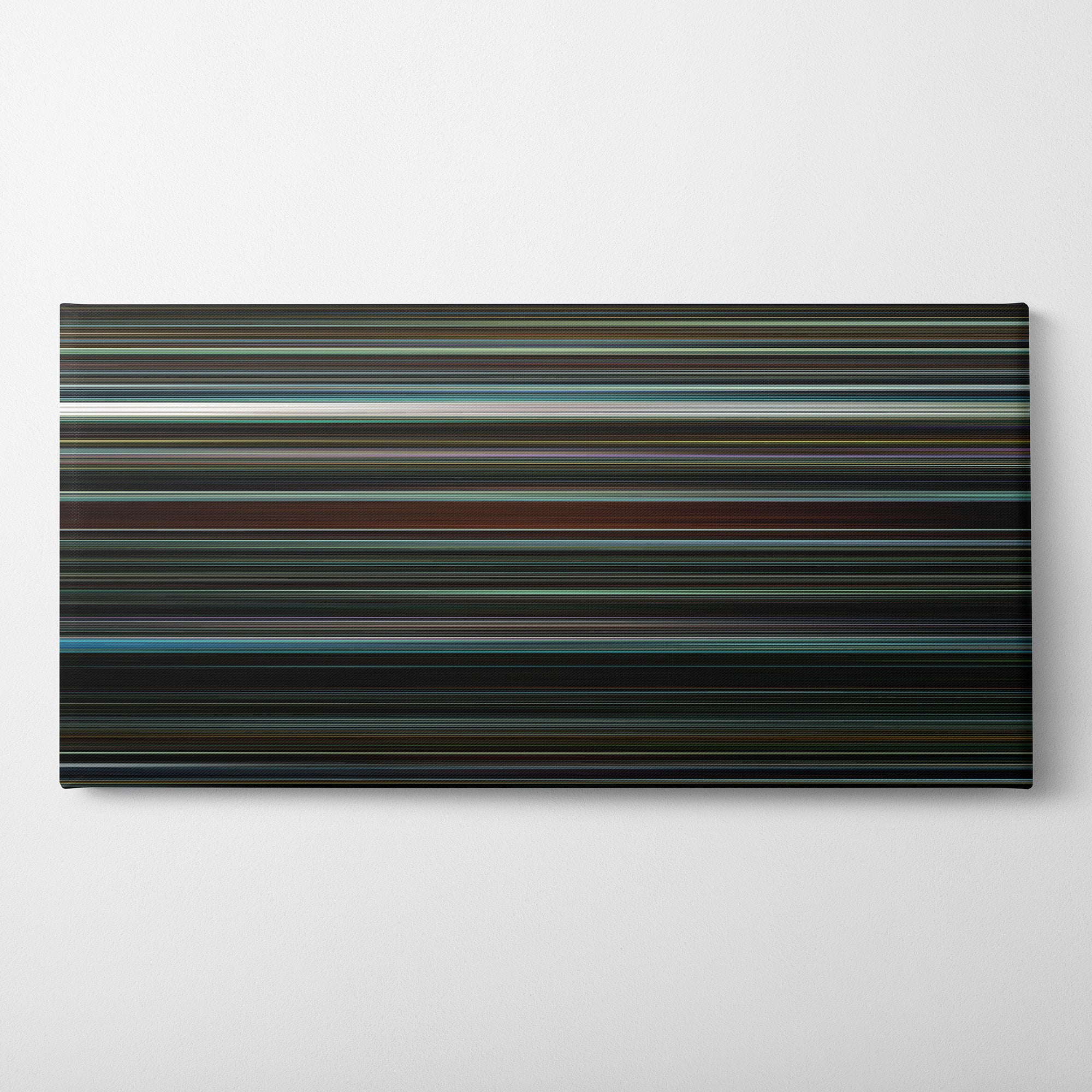Nightcrawler (2014) CineSpectrum Color Spectrum Canvas Print - Horizontal on Wall
