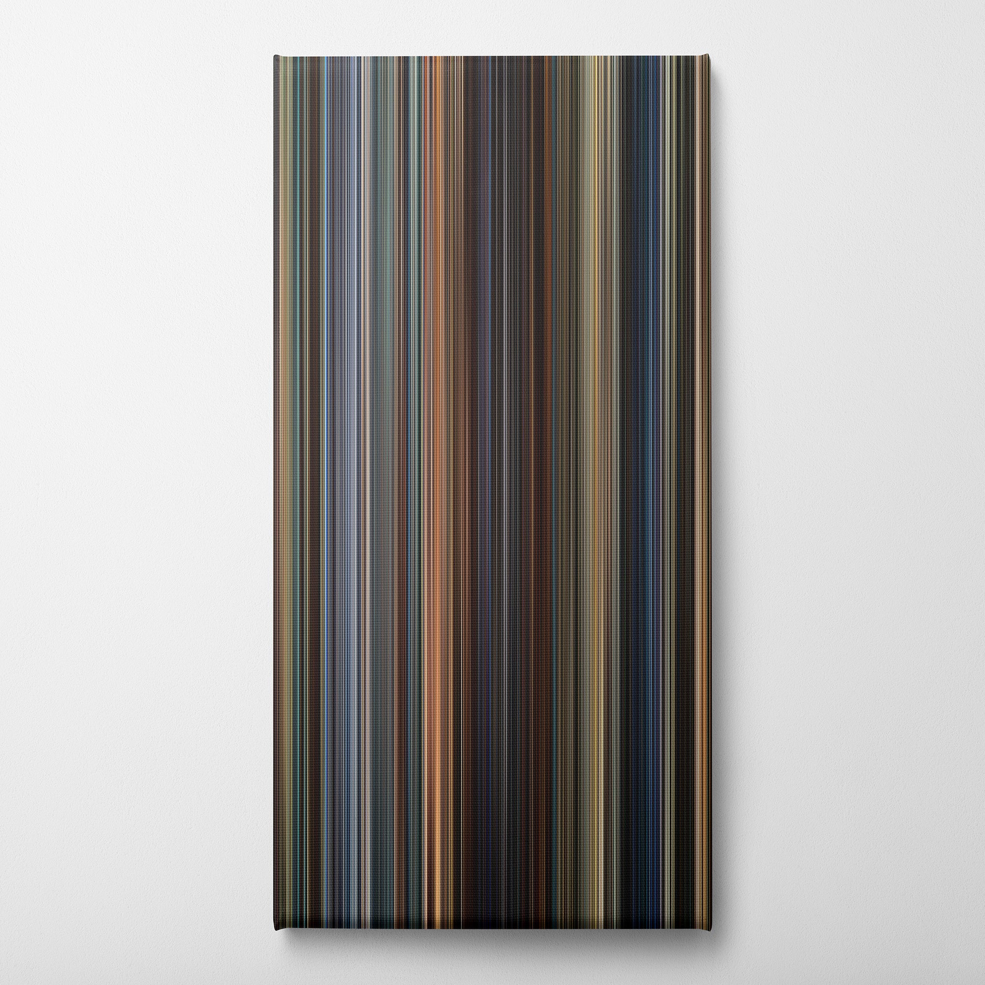 Now You See Me (2013) CineSpectrum Color Spectrum Canvas Print - Vertical on Wall