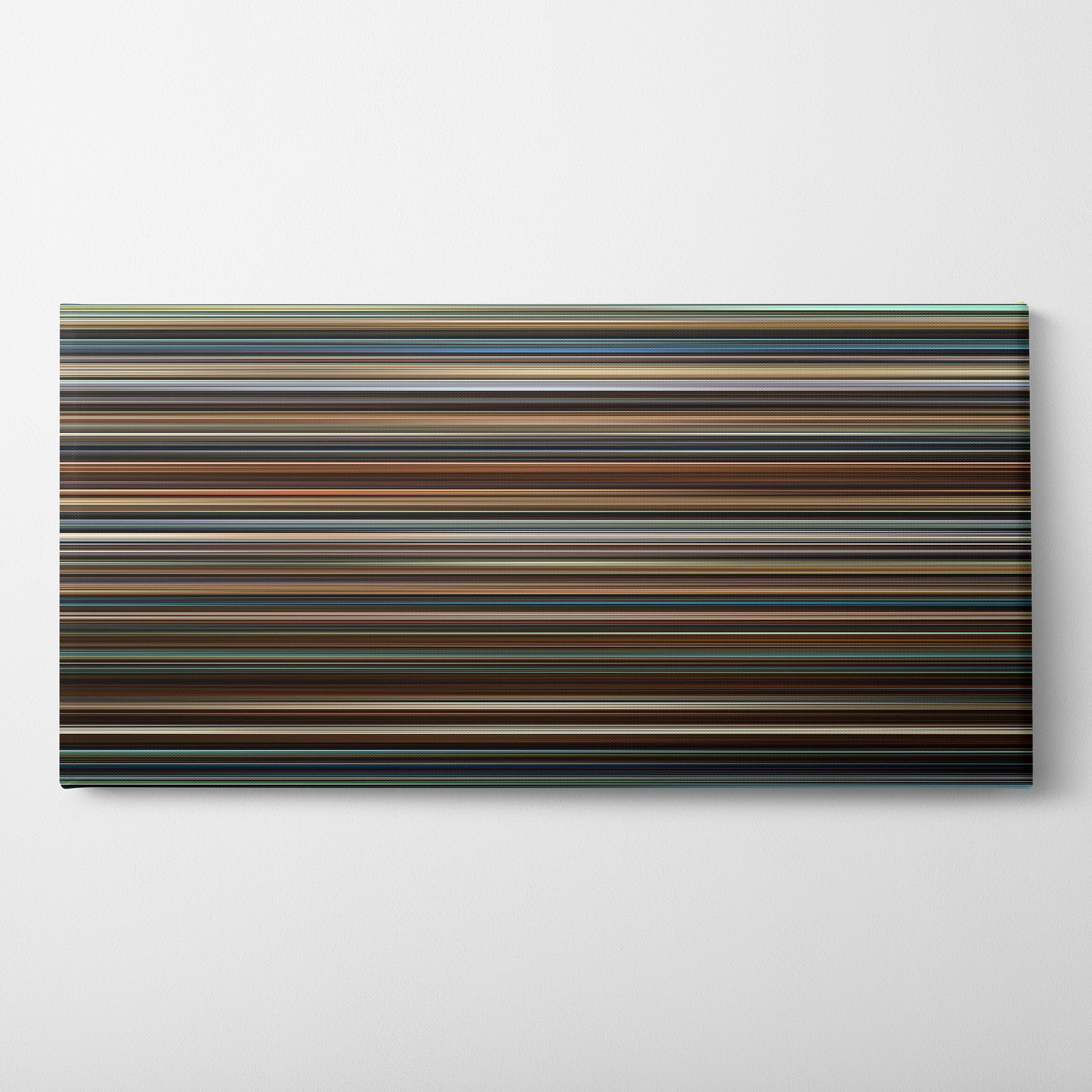 Ocean's Eight (2018) CineSpectrum Color Spectrum Canvas Print - Horizontal on Wall