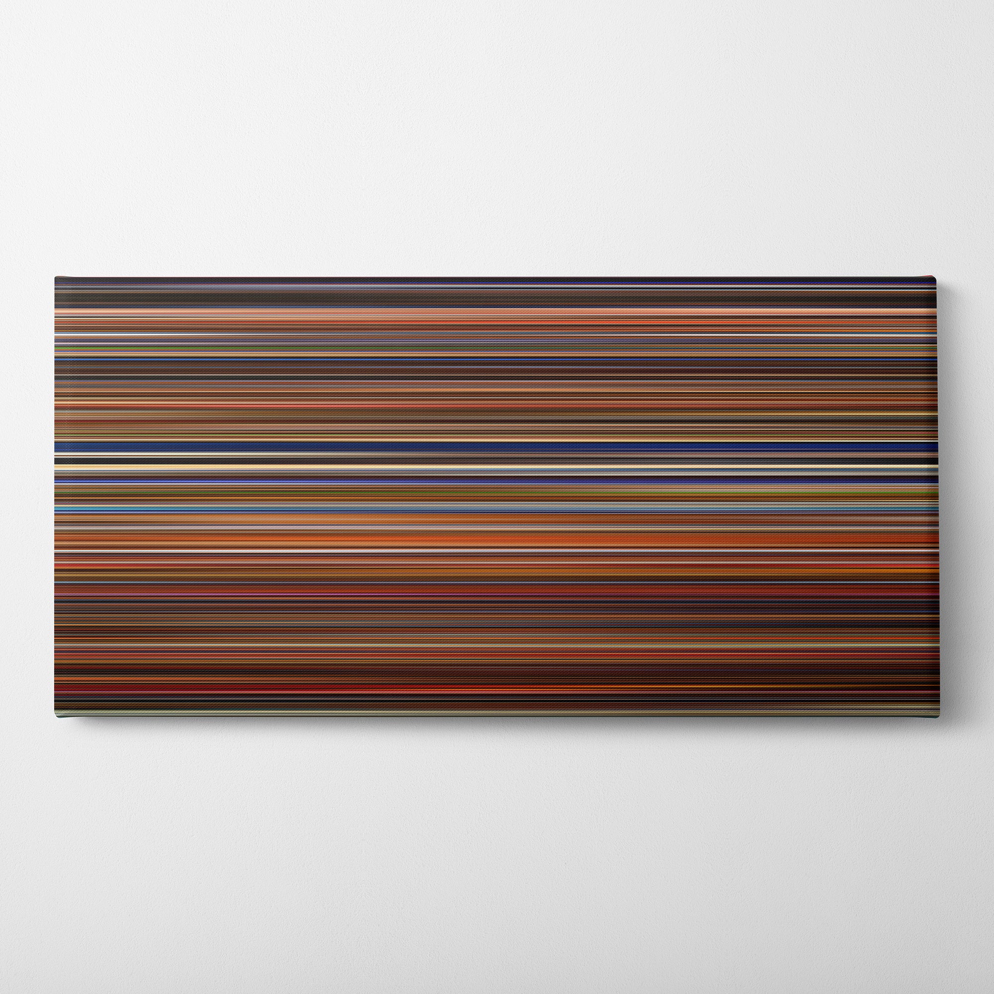 Ocean's Thirteen (2007) CineSpectrum Color Spectrum Canvas Print - Horizontal on Wall