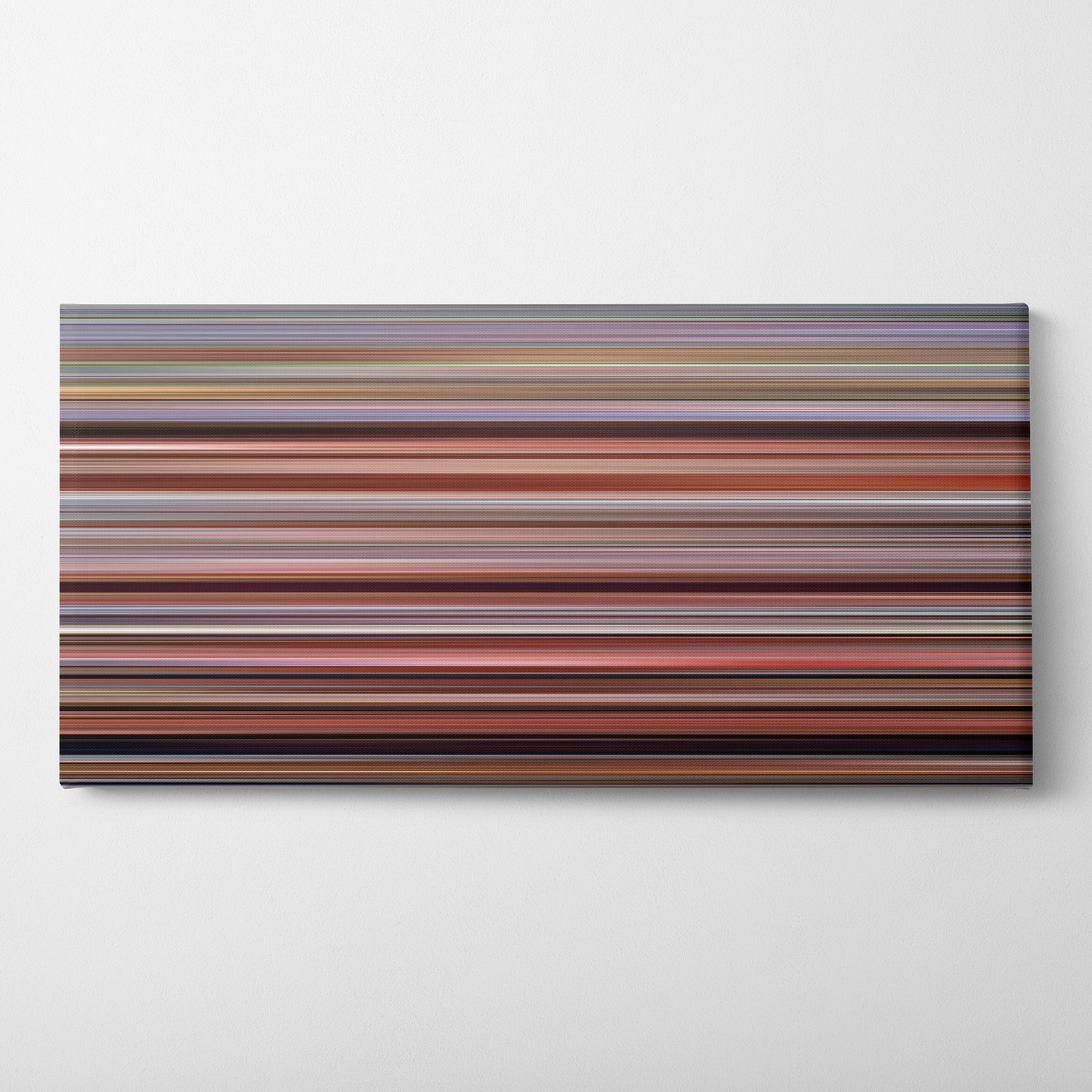 Office Space (1999) CineSpectrum Color Spectrum Canvas Print - Horizontal on Wall