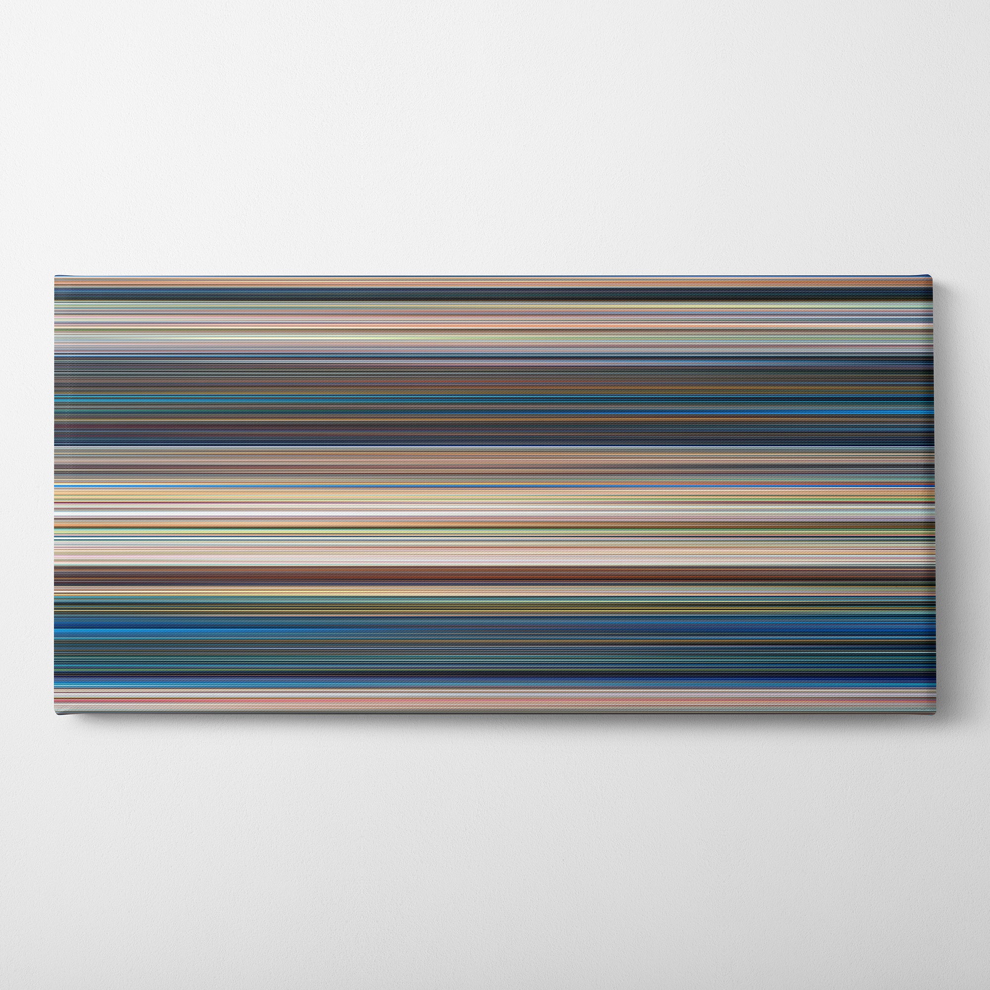 Oliver & Company (1988) CineSpectrum Color Spectrum Canvas Print - Horizontal on Wall