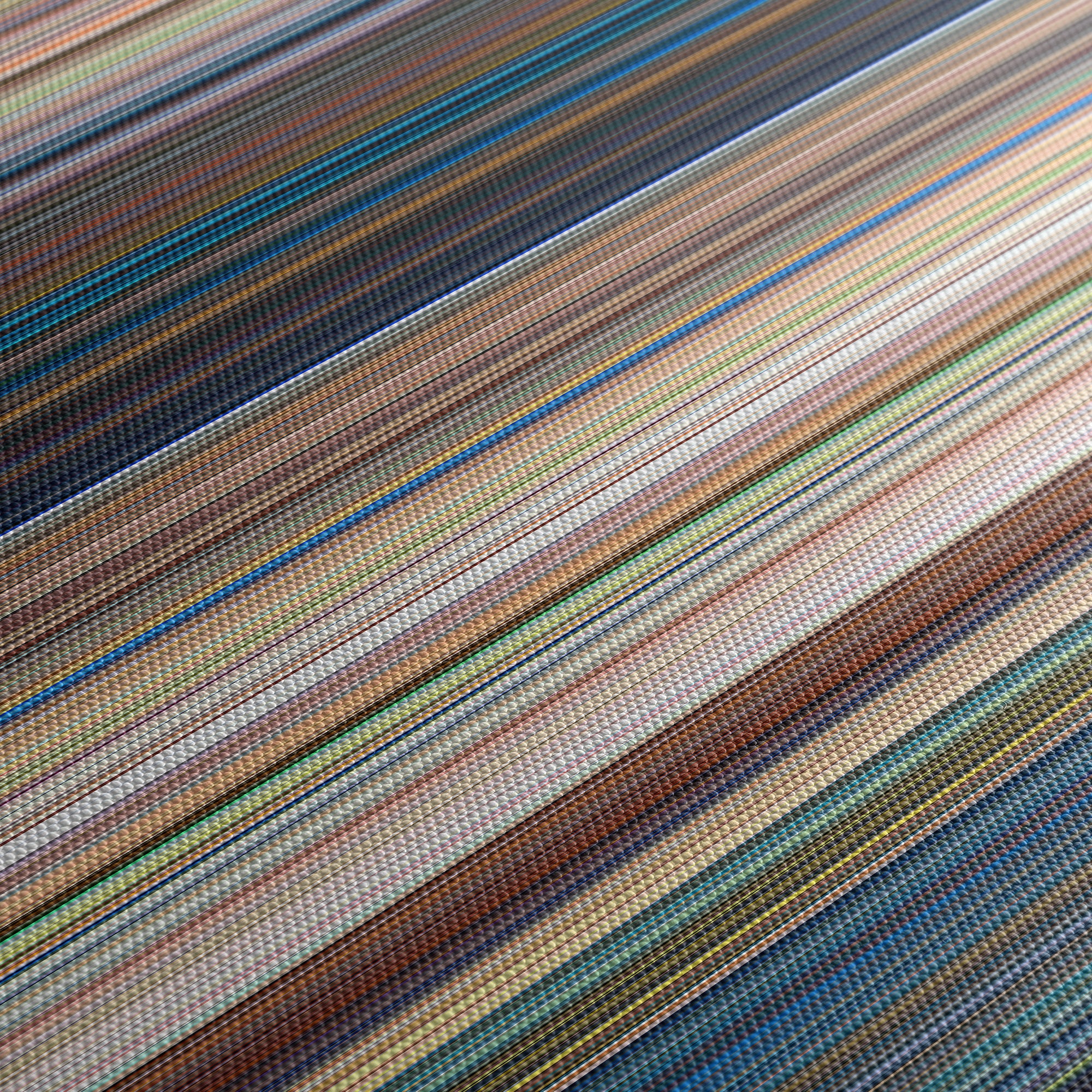 Oliver & Company (1988) CineSpectrum Color Spectrum Canvas Print - Close Up of Middle of Print