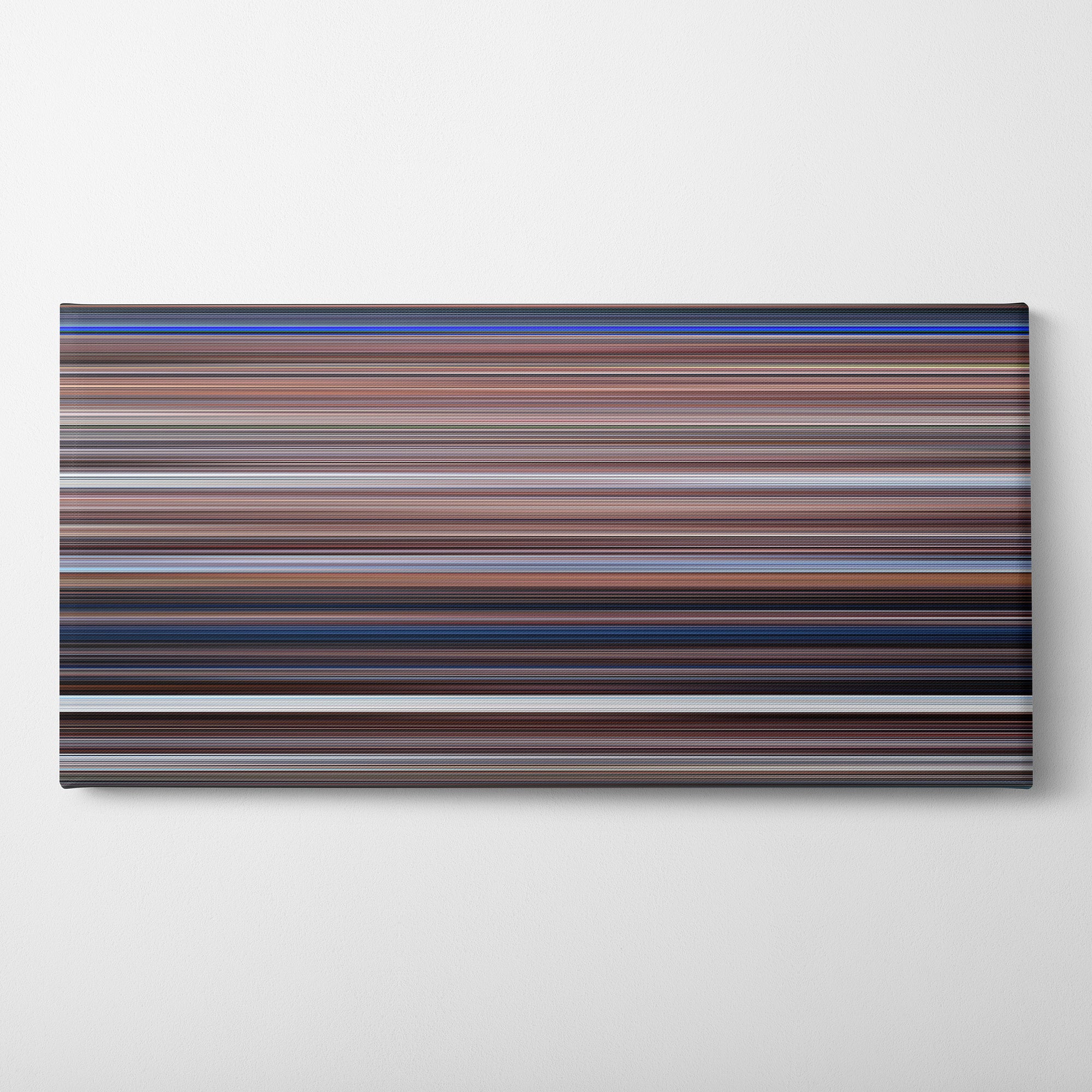 On Her Majestys Secret Service (1969) CineSpectrum Color Spectrum Canvas Print - Horizontal on Wall