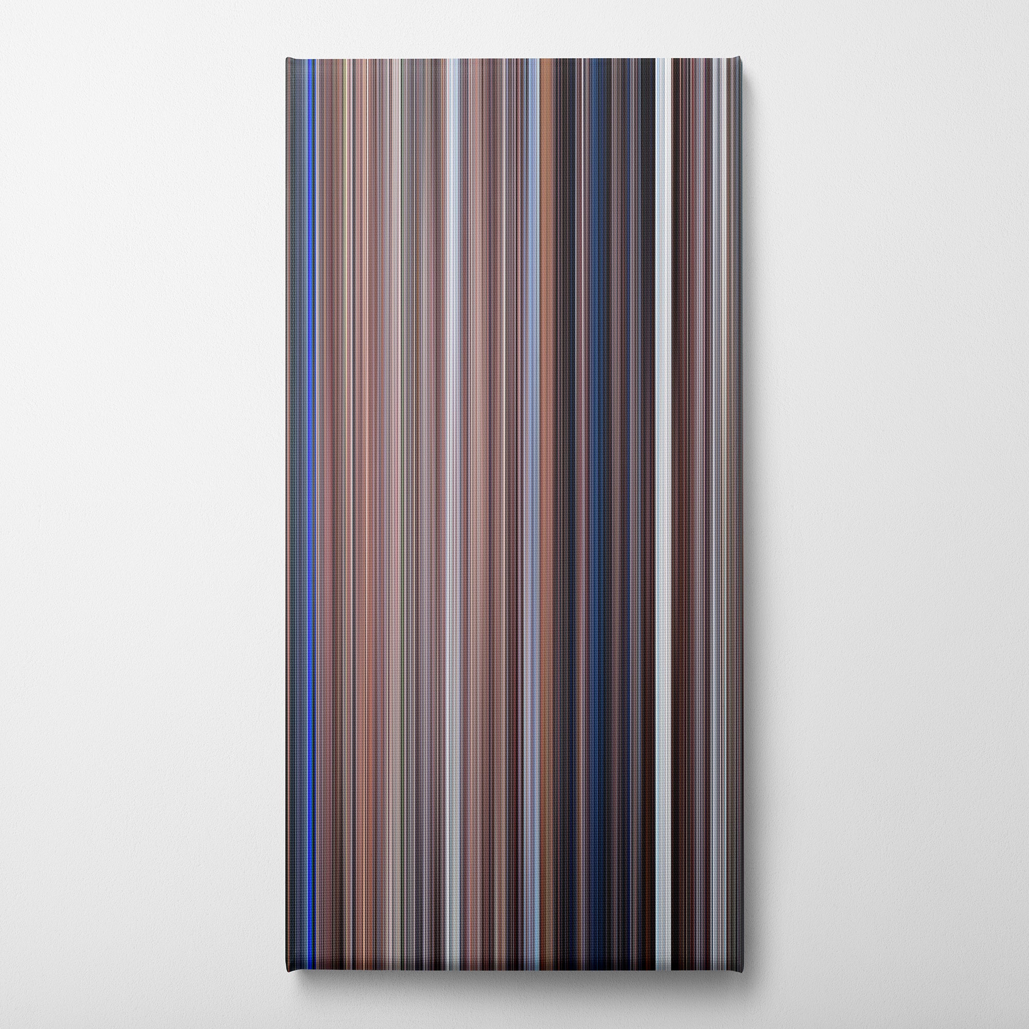 On Her Majestys Secret Service (1969) CineSpectrum Color Spectrum Canvas Print - Vertical on Wall