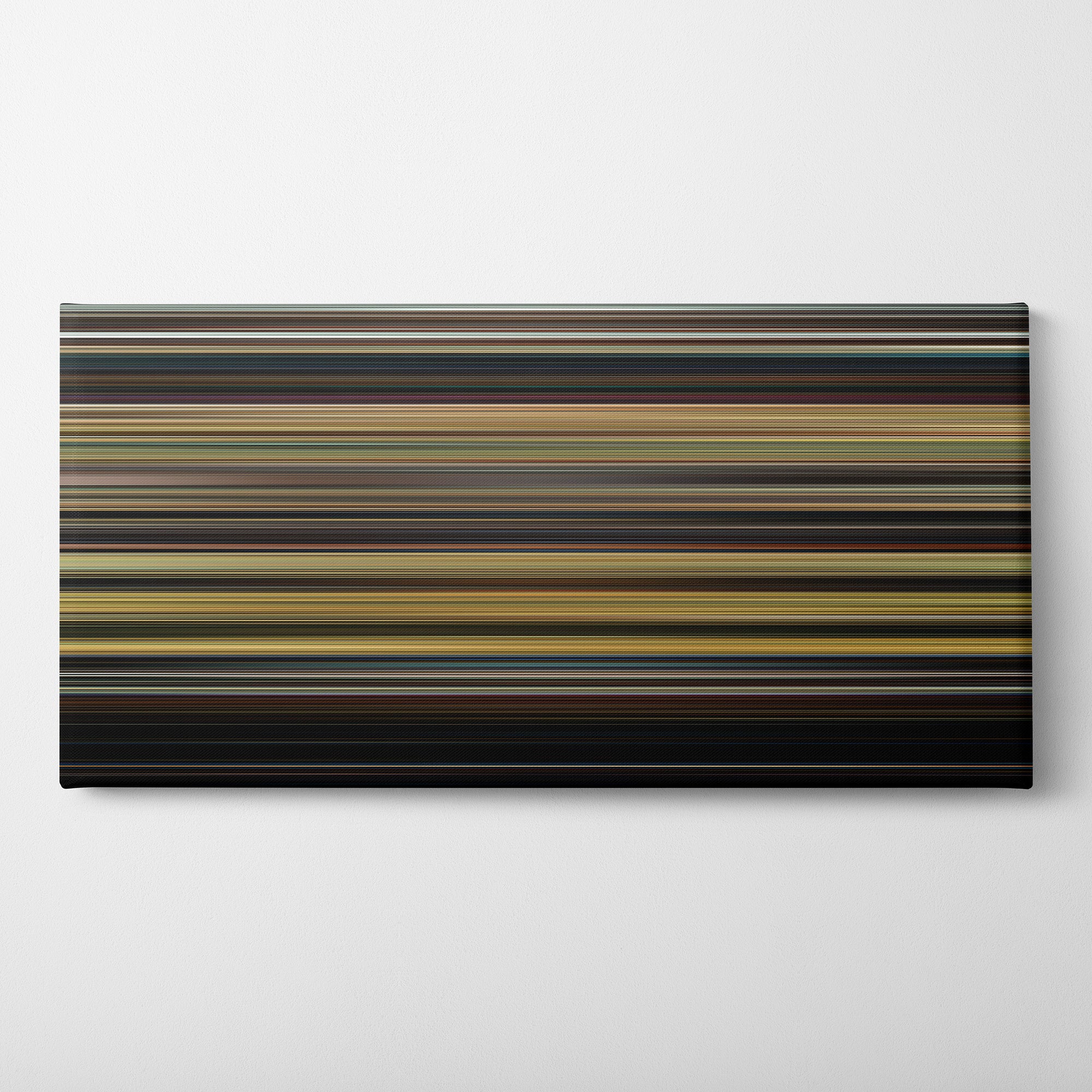 Once Upon A Time... in Hollywood (2019) CineSpectrum Color Spectrum Canvas Print - Horizontal on Wall