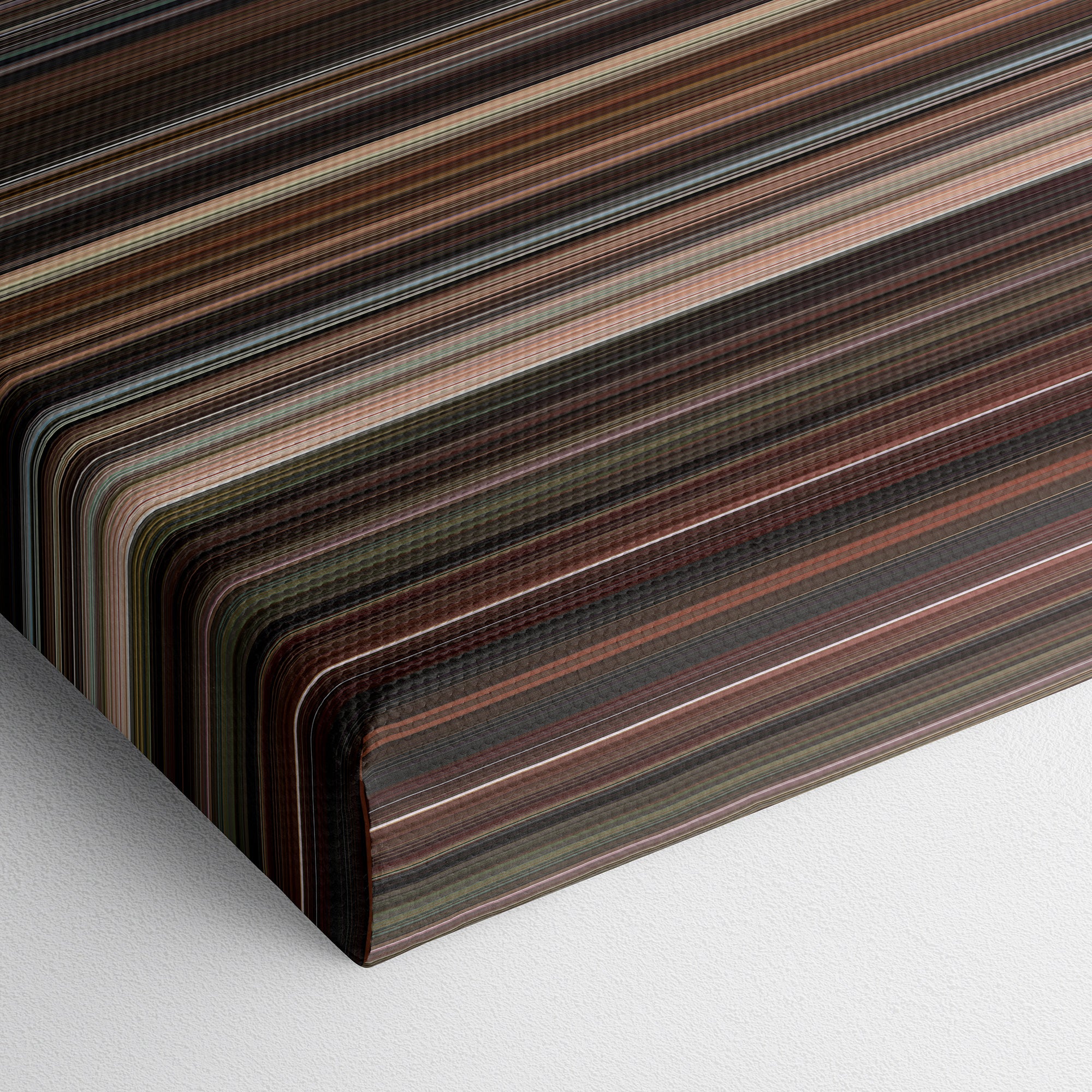 Once Upon a Time in America (1984) CineSpectrum Color Spectrum Canvas Print - Close Up of Bottom of Print