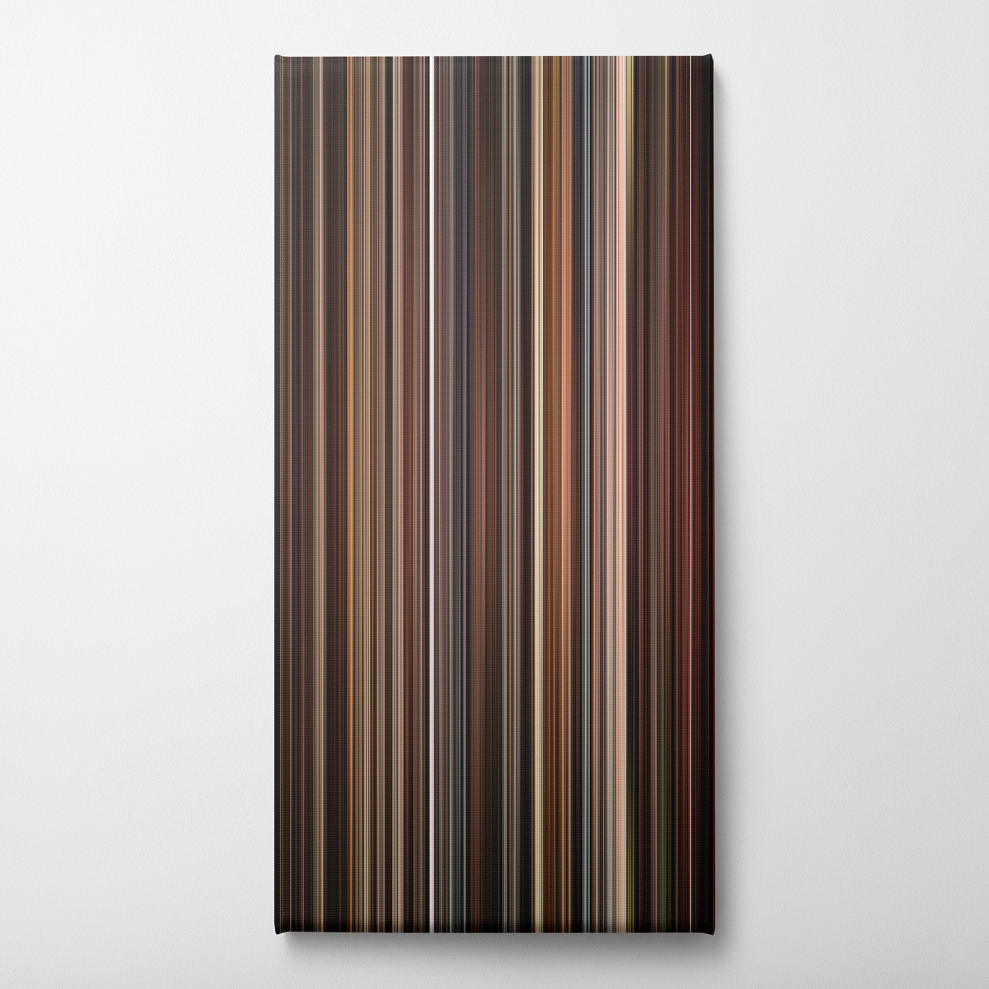 Once Upon a Time in America (1984) CineSpectrum Color Spectrum Canvas Print - Vertical on Wall