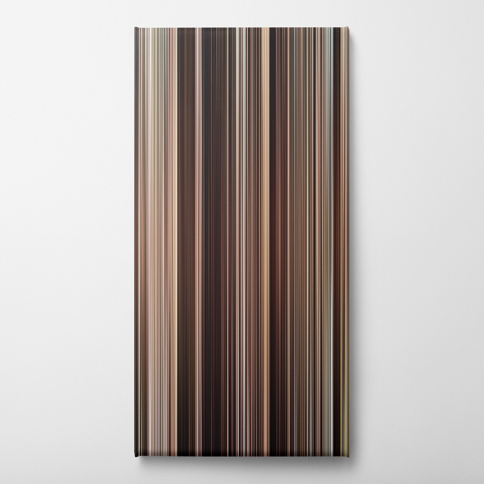 Once Upon a Time in the West (1968) CineSpectrum Color Spectrum Canvas Print - Vertical on Wall