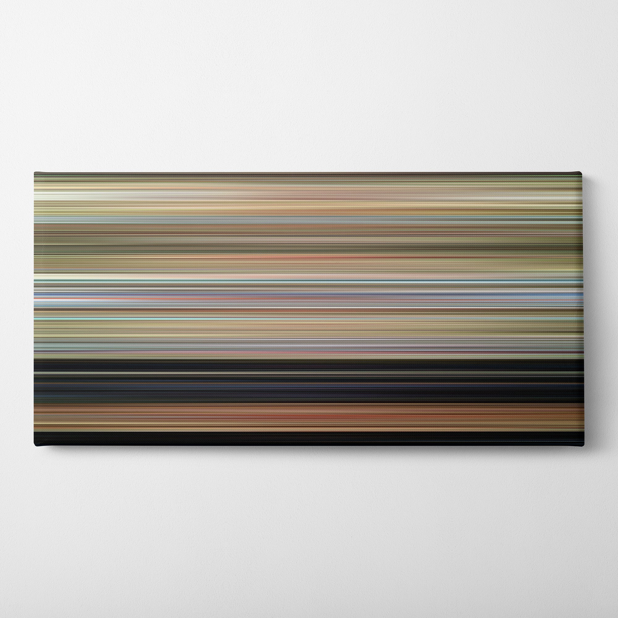 One Flew Over the Cuckoo's Nest (1975) CineSpectrum Color Spectrum Canvas Print - Horizontal on Wall