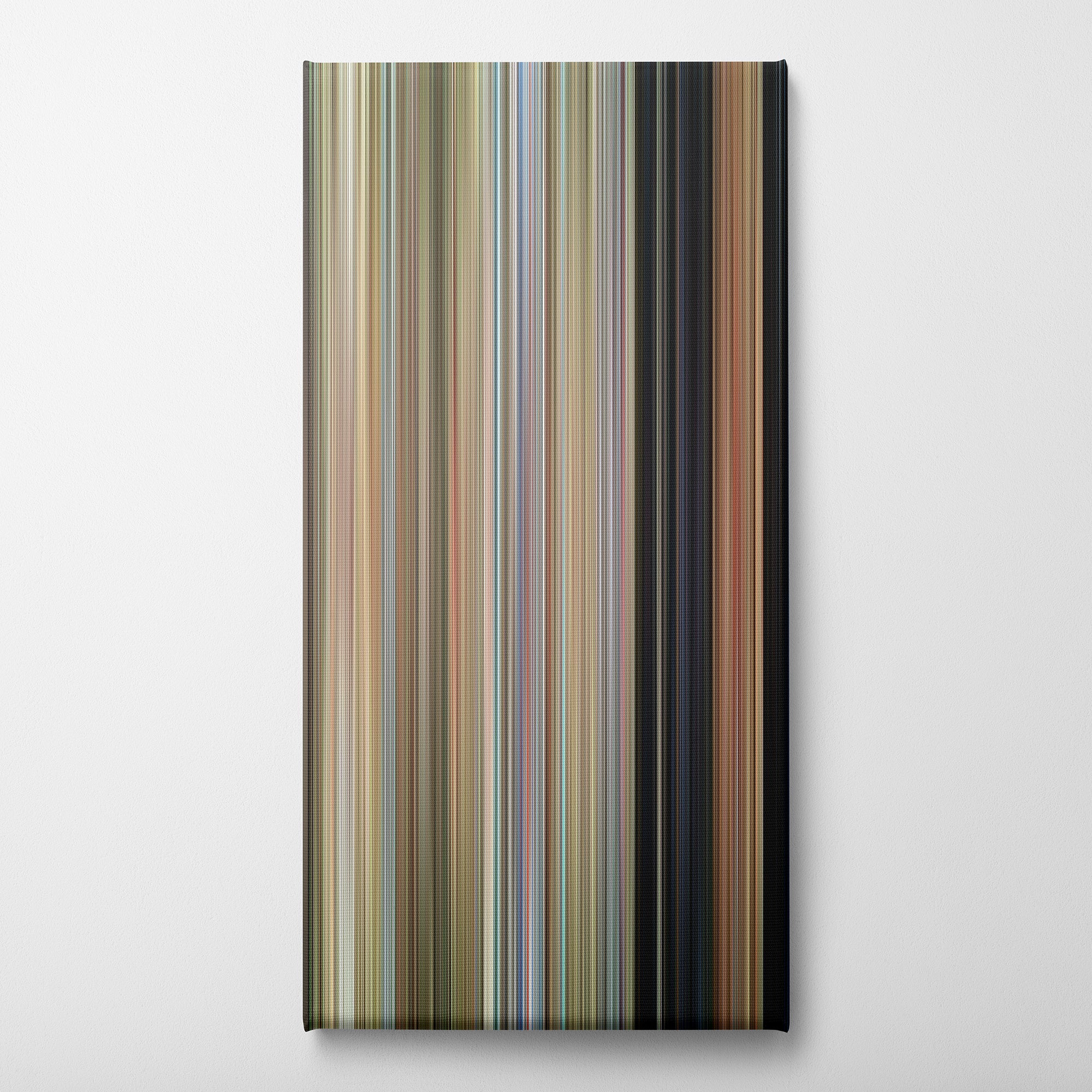 One Flew Over the Cuckoo's Nest (1975) CineSpectrum Color Spectrum Canvas Print - Vertical on Wall
