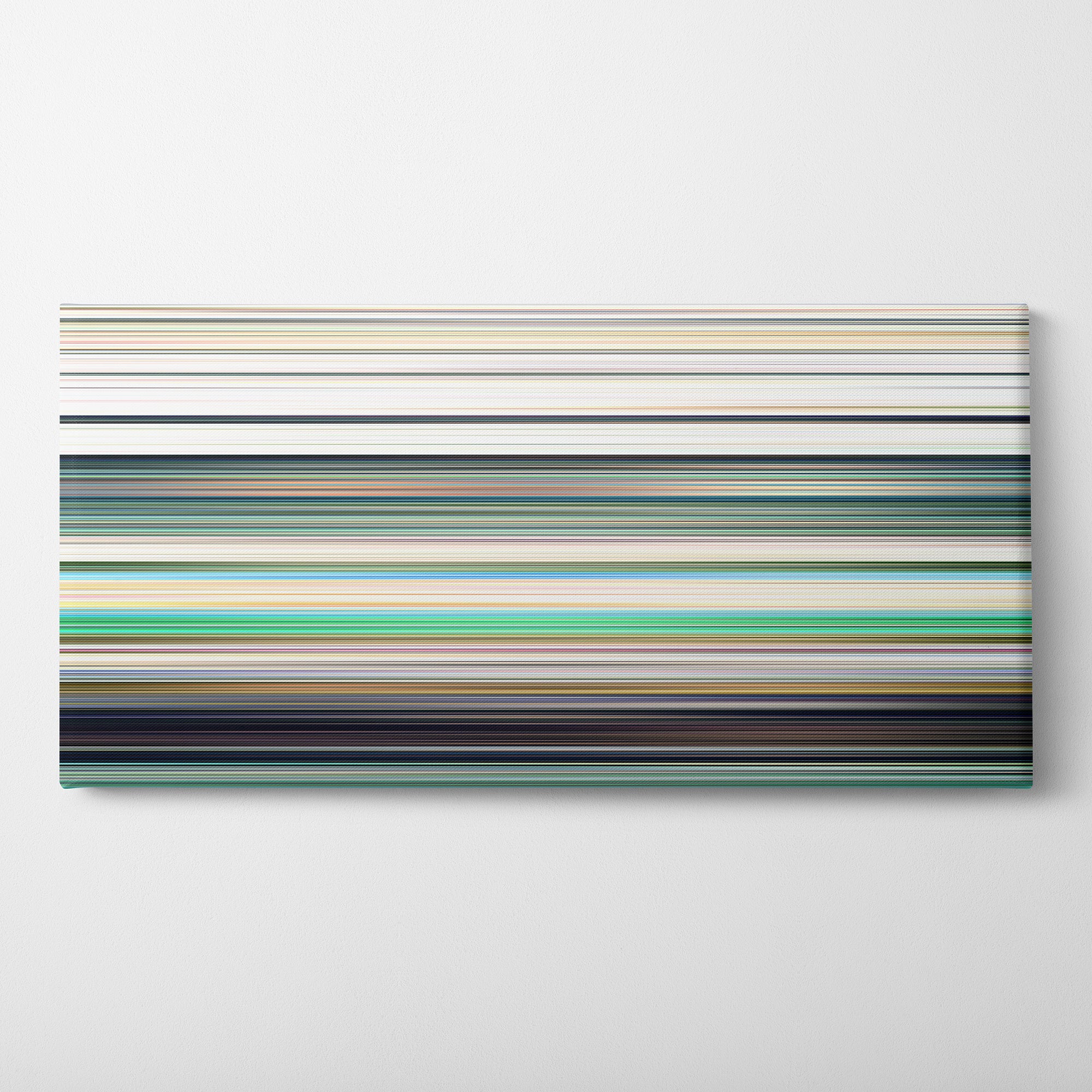 Only Yesterday (1991) CineSpectrum Color Spectrum Canvas Print - Horizontal on Wall